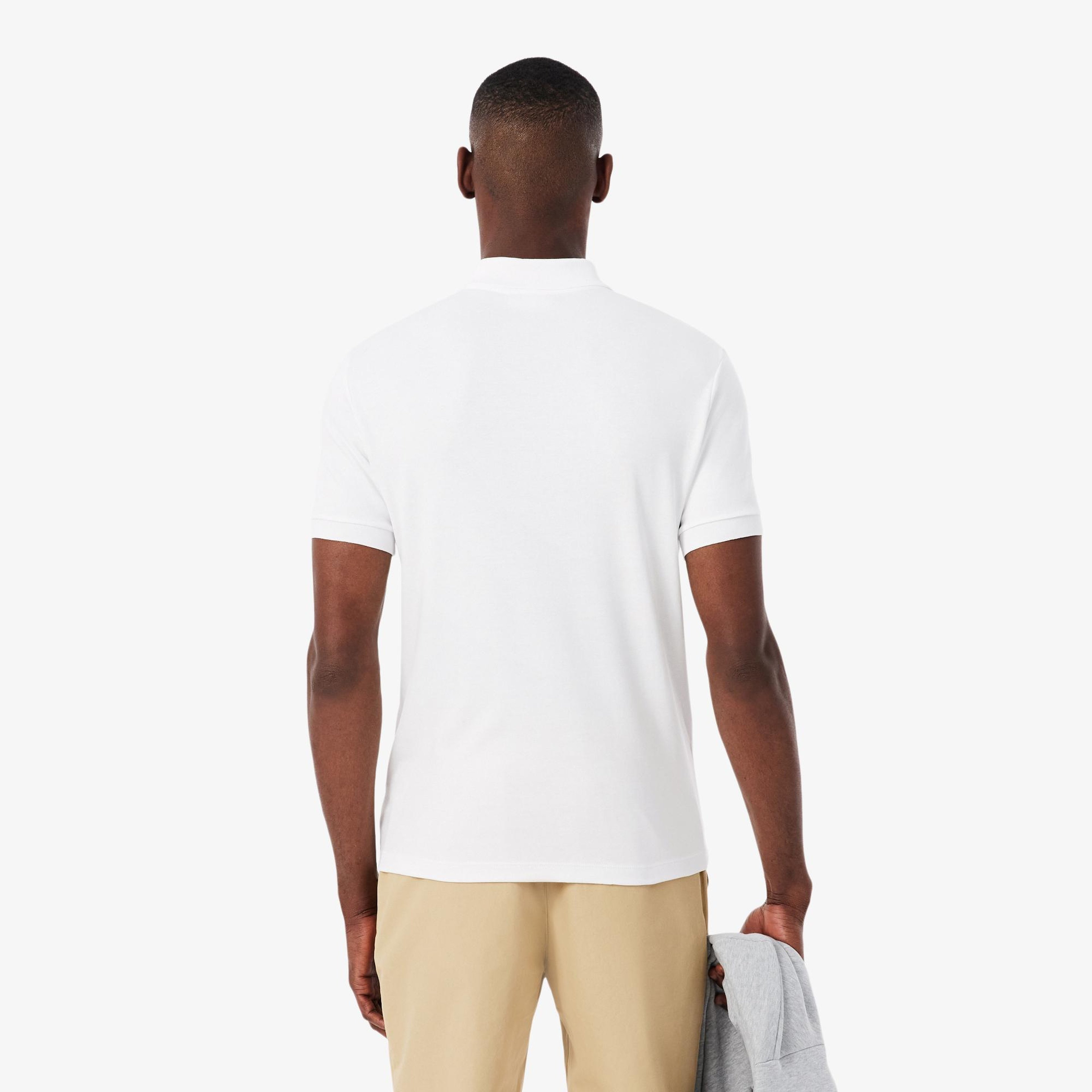 Erkek Regular Fit Beyaz Polo
