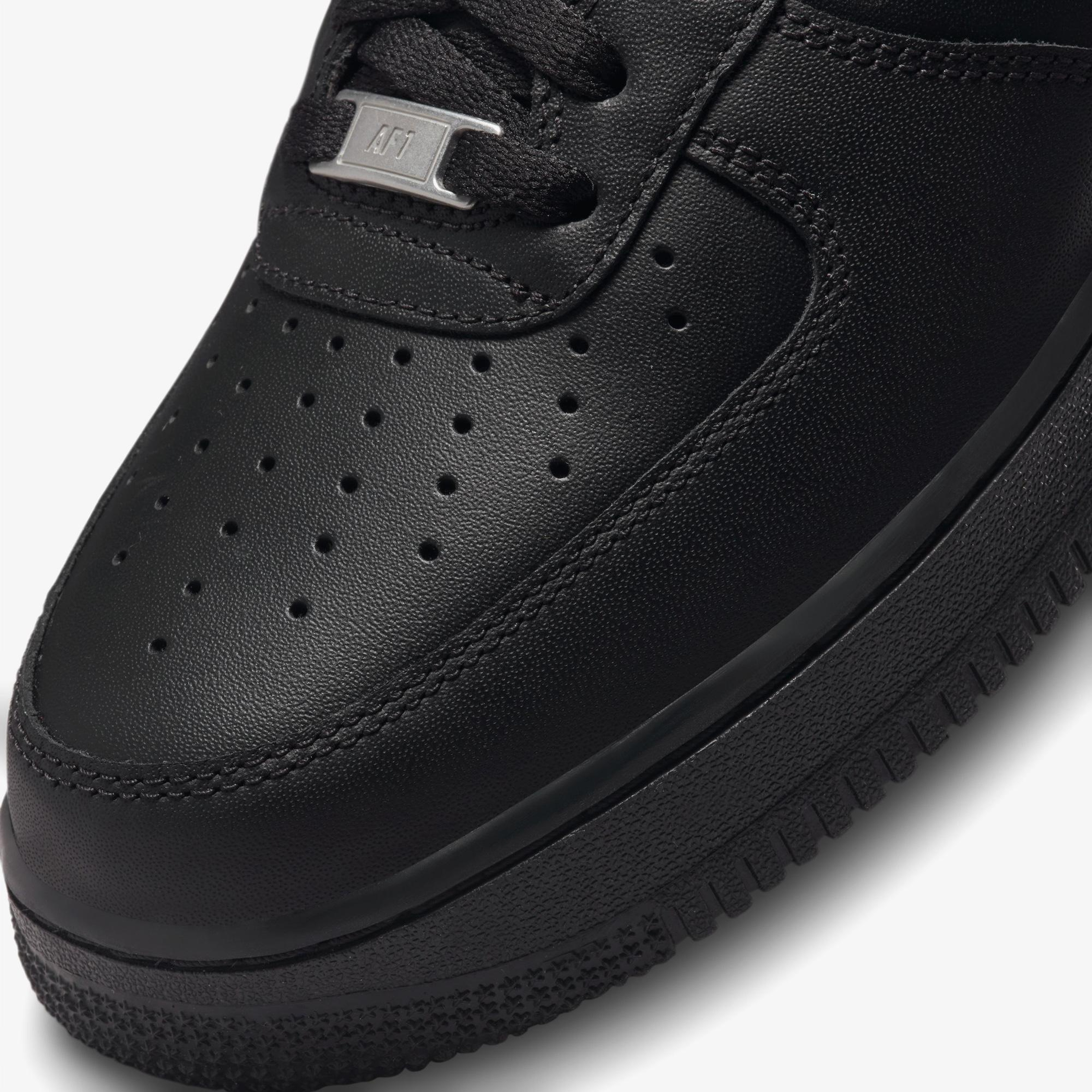 Nike Air Force 1 '07 Erkek Siyah Spor Ayakkabı