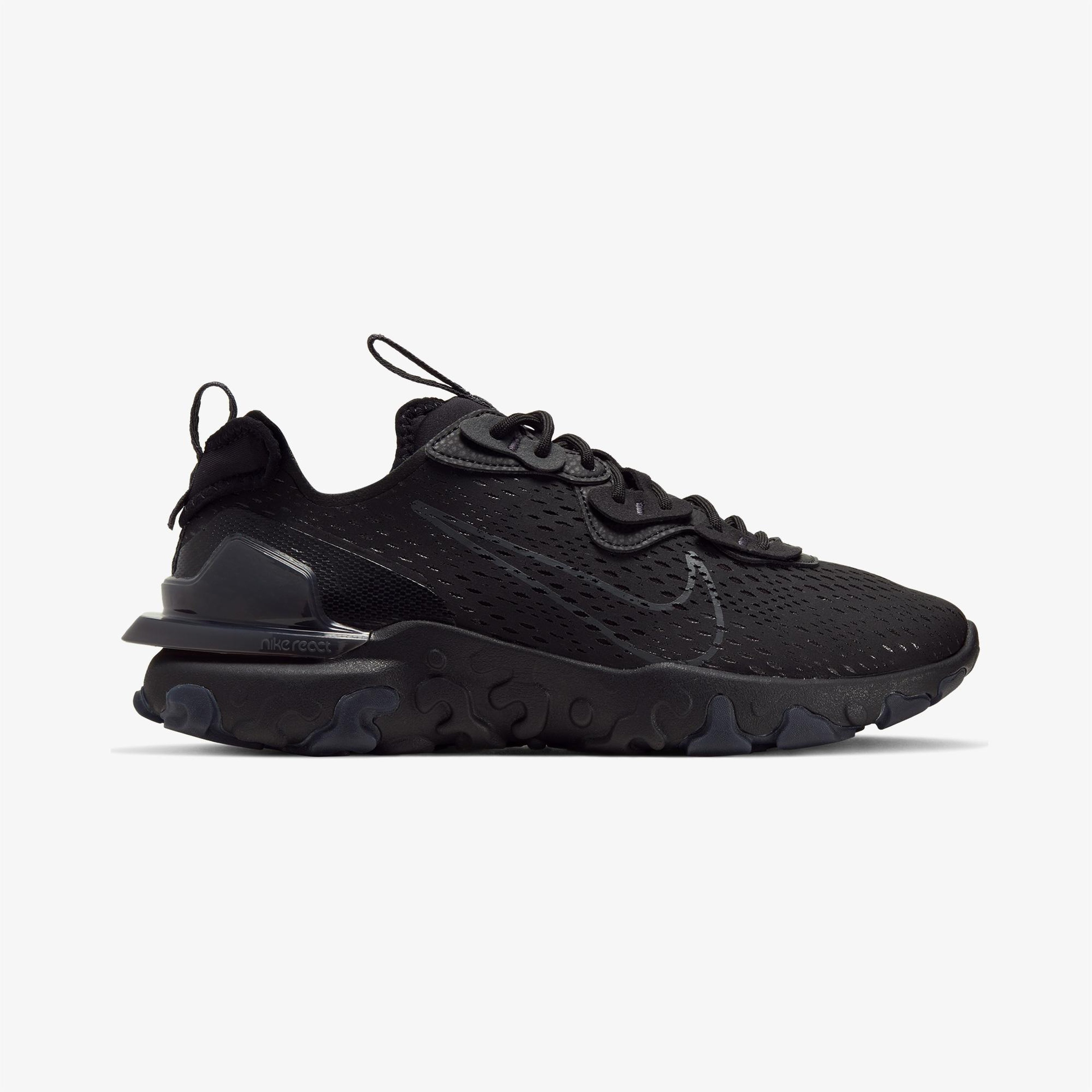 Nike React Vision Erkek Siyah Spor Ayakkabı