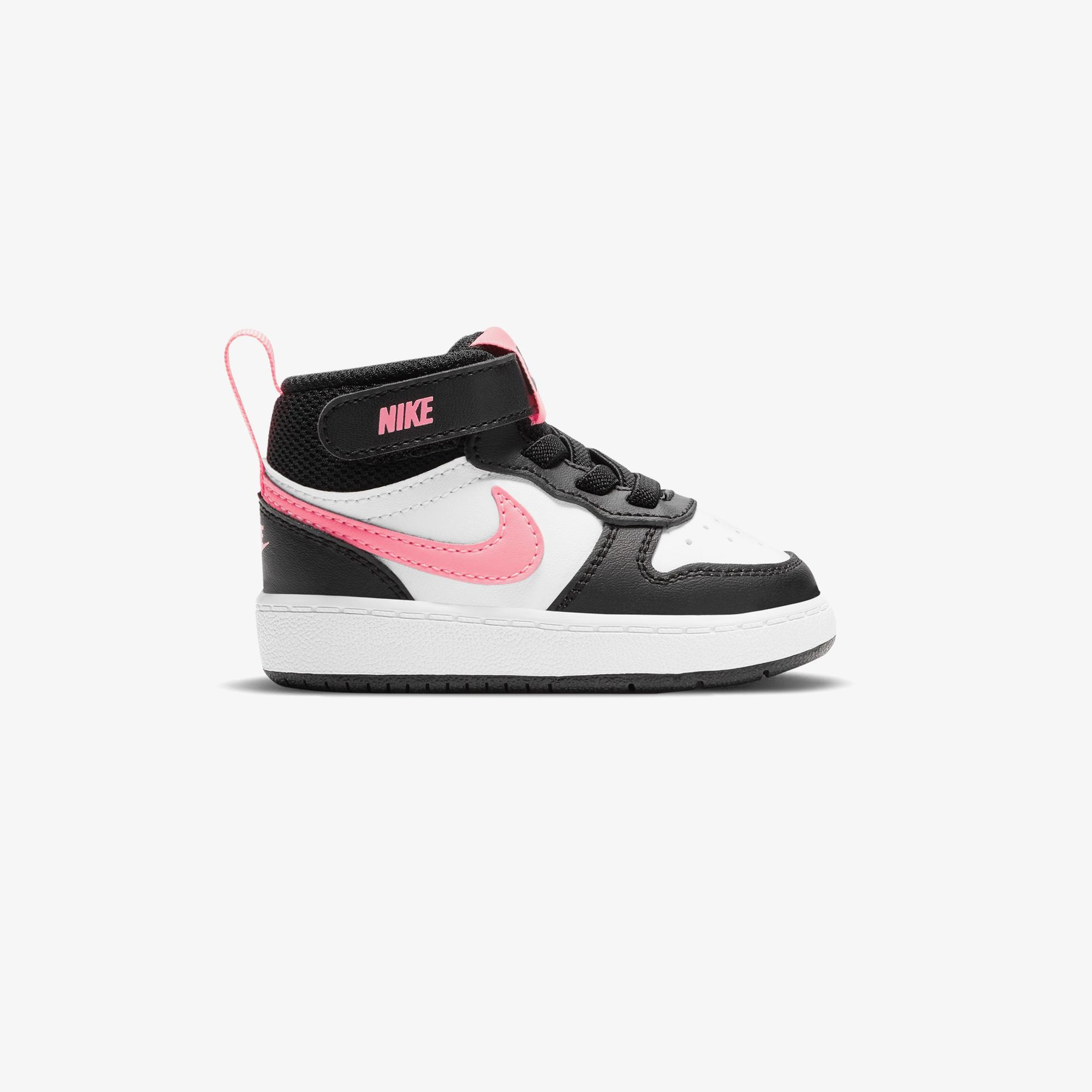 Nike Court Borough Mid 2 Çocuk Siyah Spor Ayakkabı