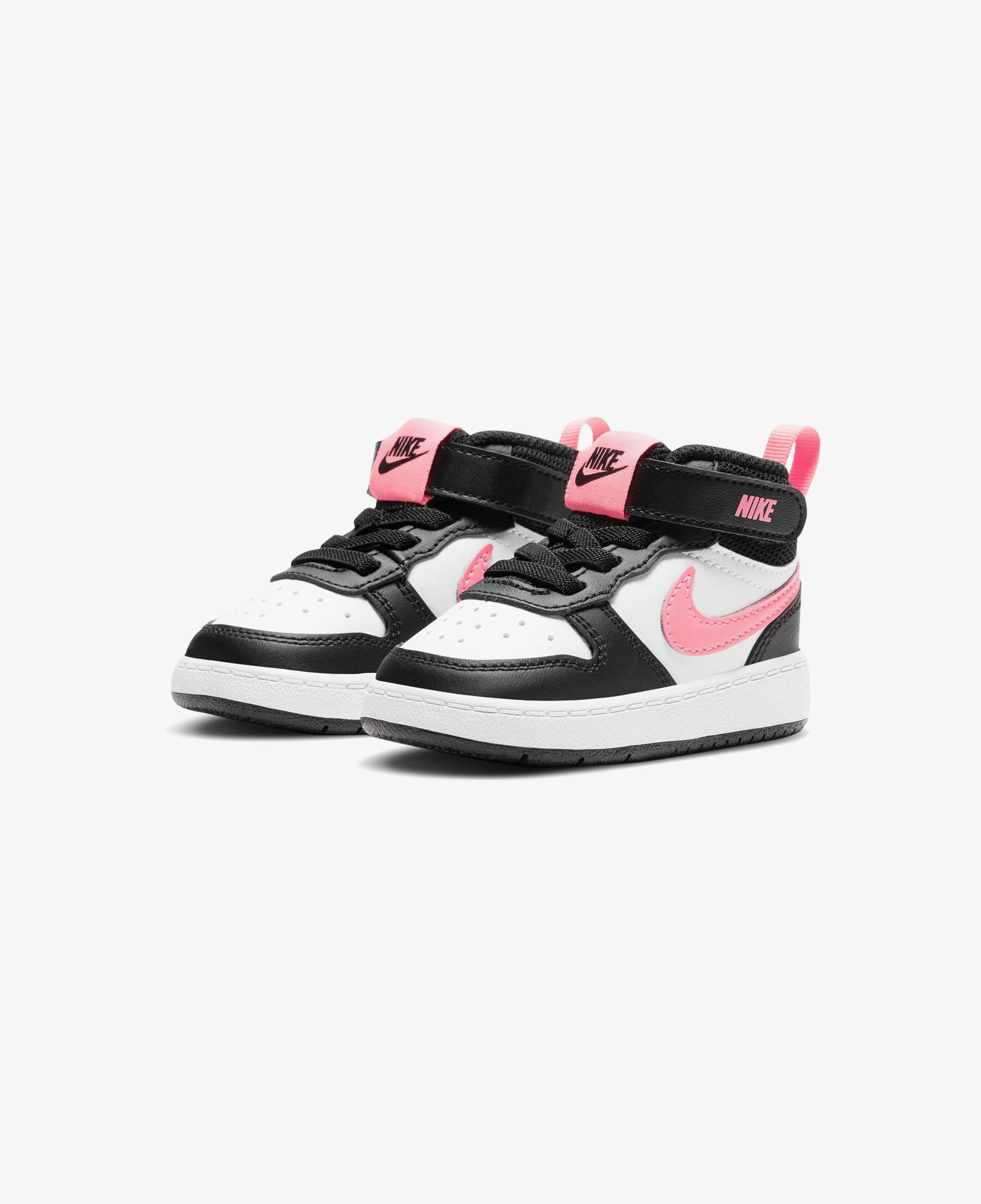Nike Court Borough Mid 2 Çocuk Siyah Spor Ayakkabı