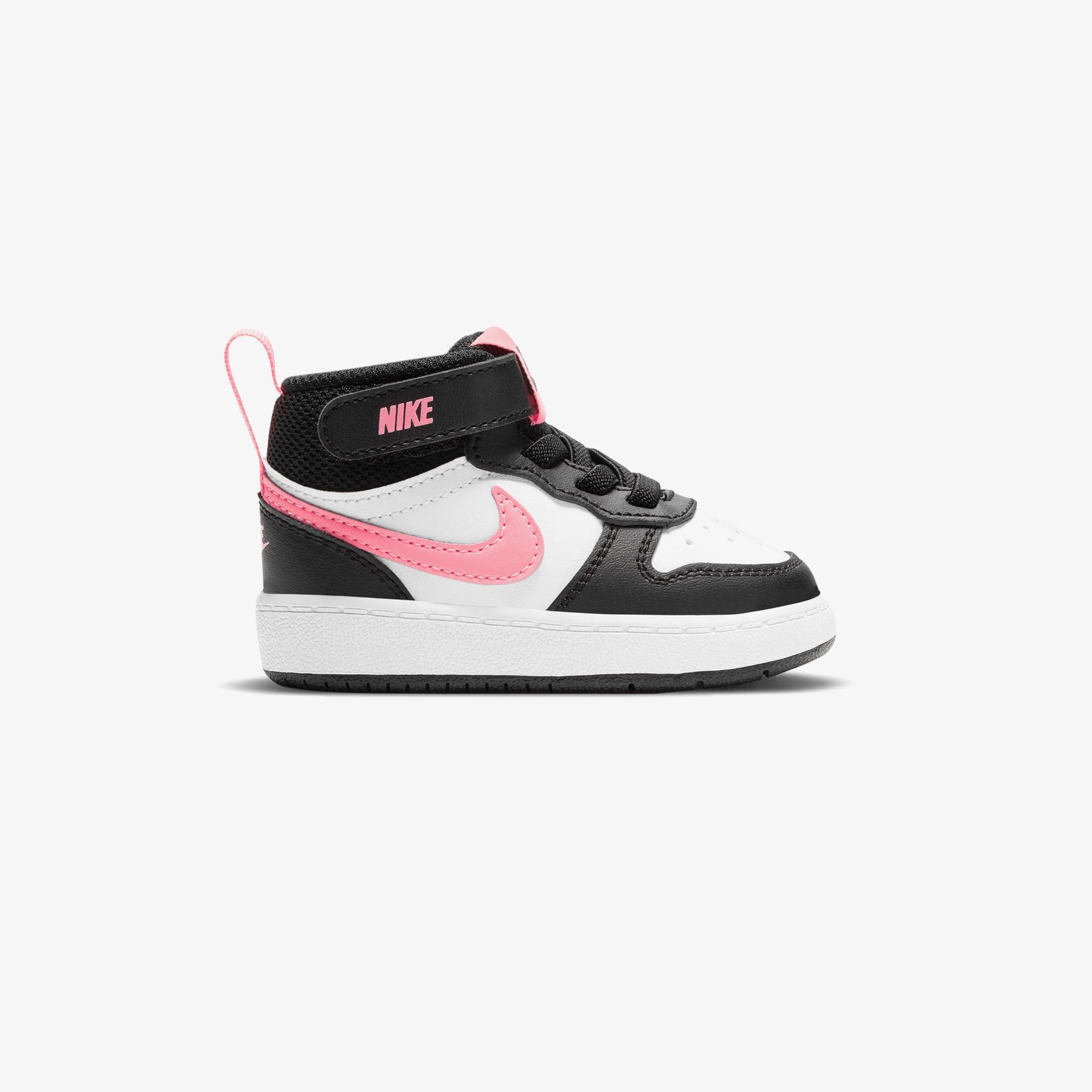 Nike Court Borough Mid 2 Çocuk Siyah Spor Ayakkabı