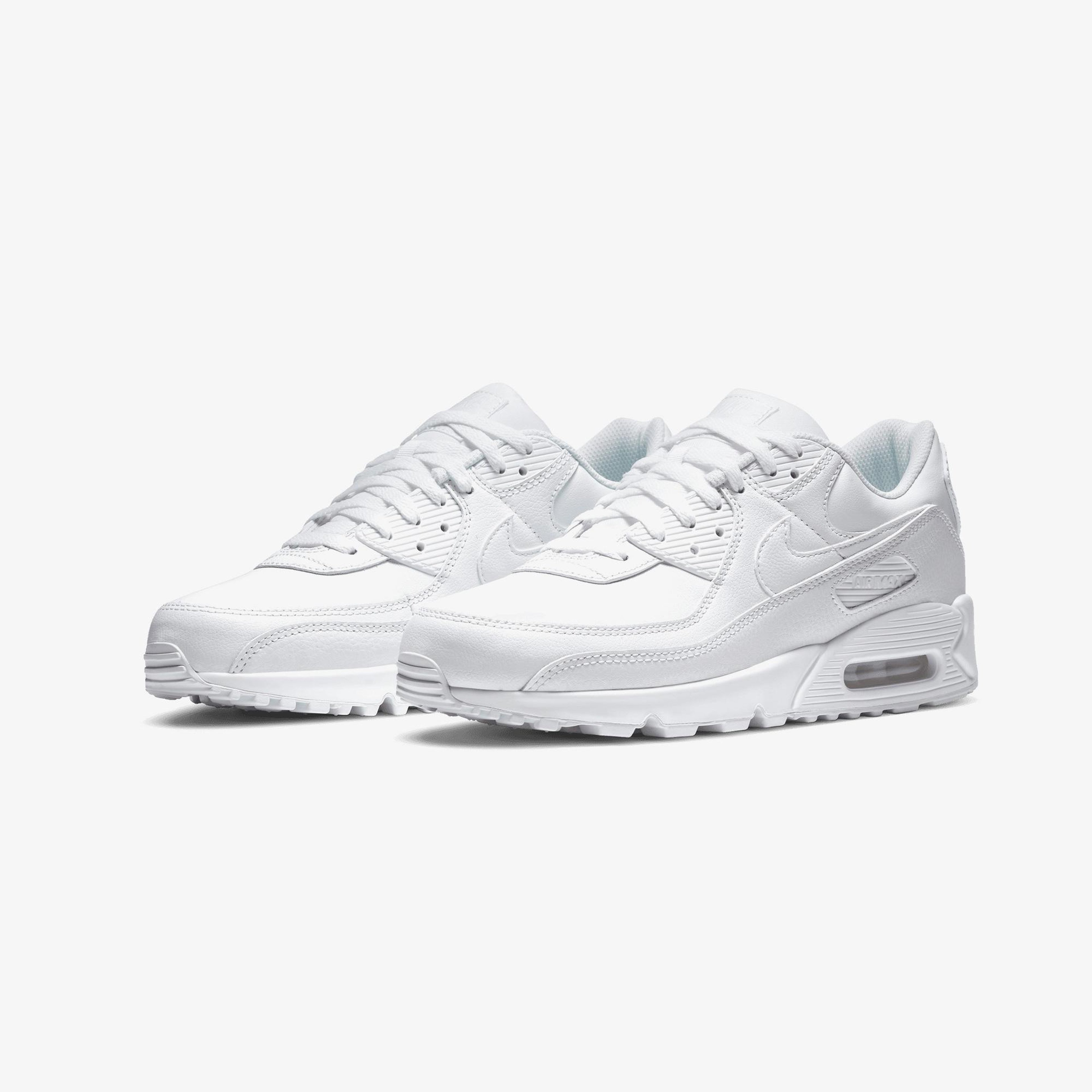 Nike Air Max 90 Leather Erkek Beyaz Spor Ayakkabı
