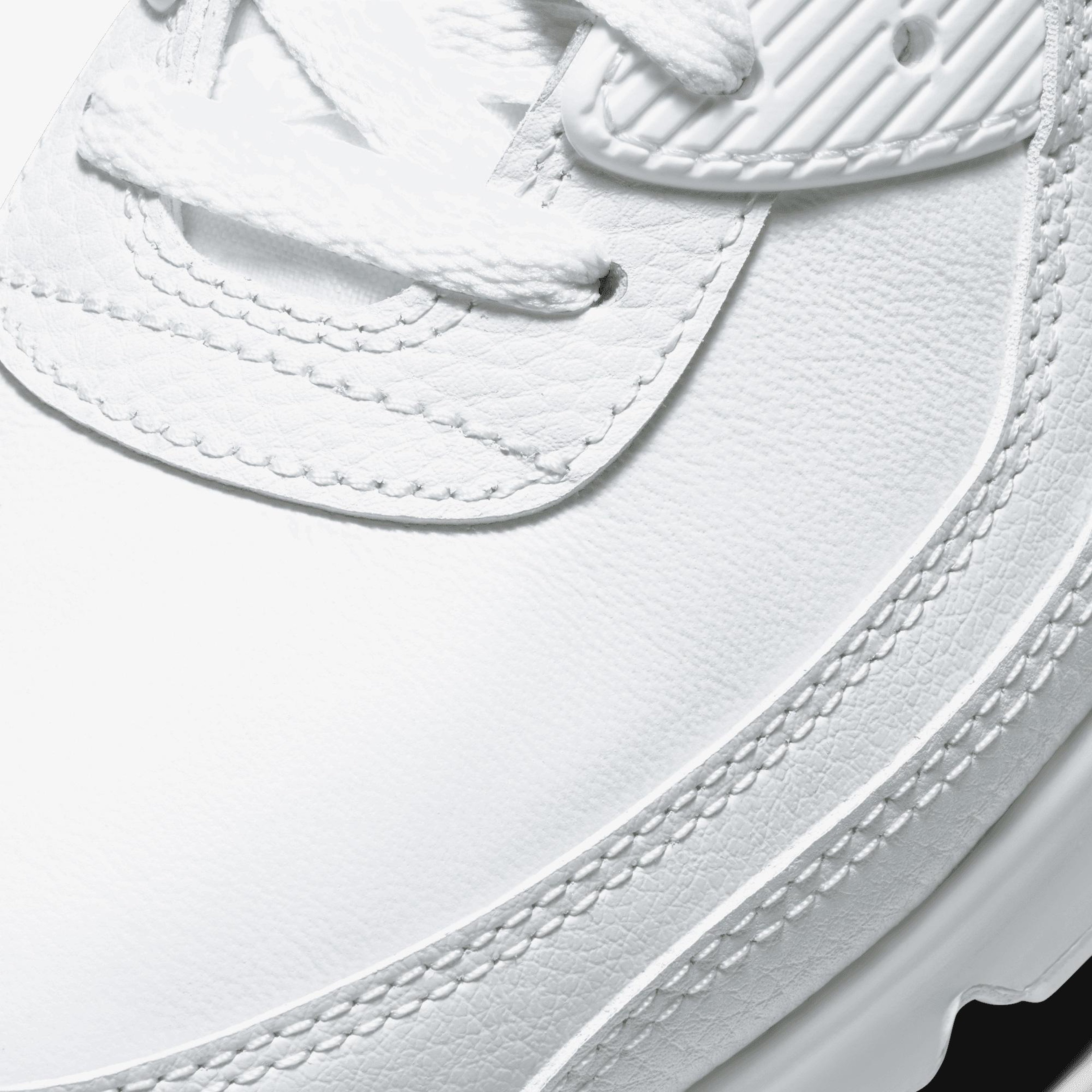 Nike Air Max 90 Leather Erkek Beyaz Spor Ayakkabı