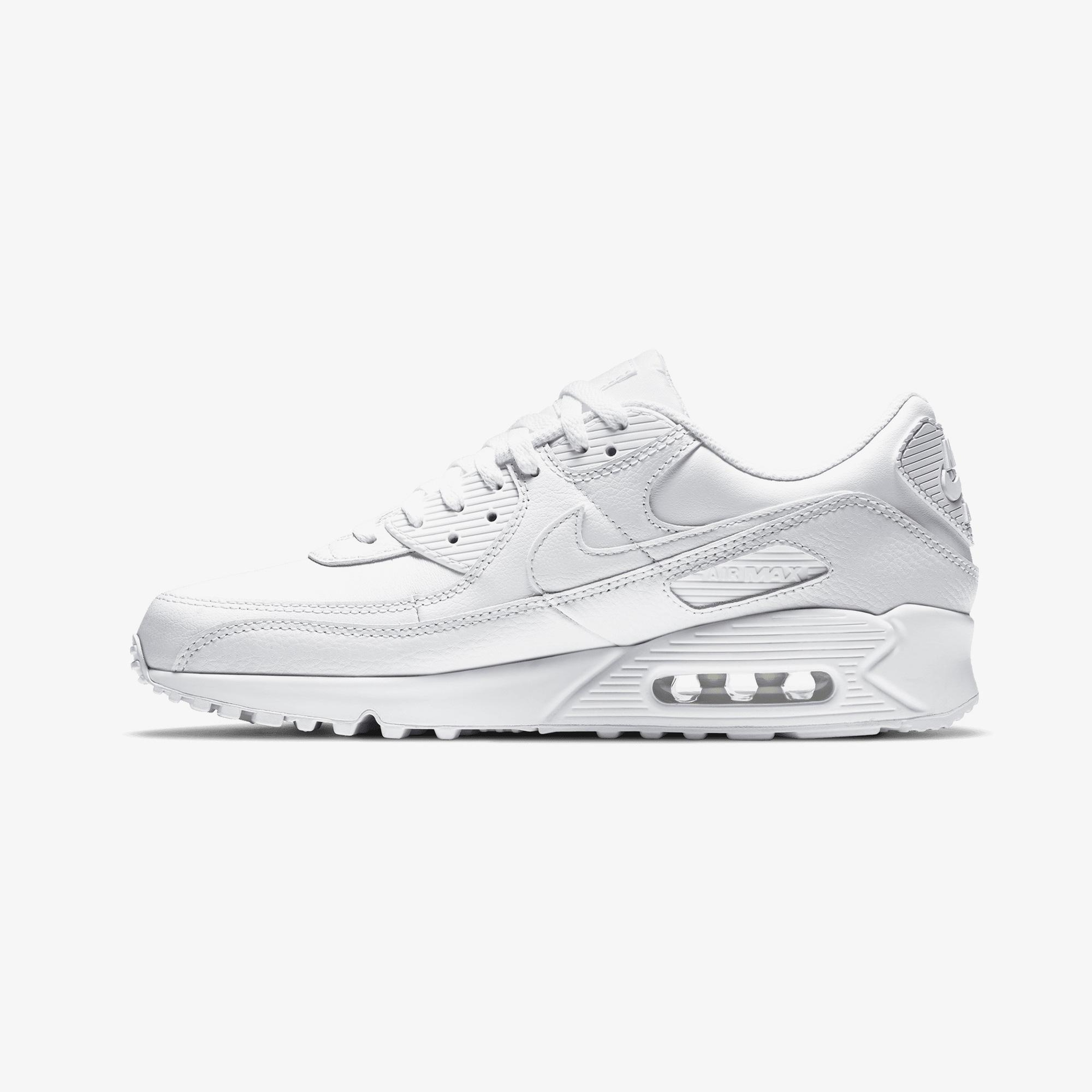 Nike Air Max 90 Leather Erkek Beyaz Spor Ayakkabı