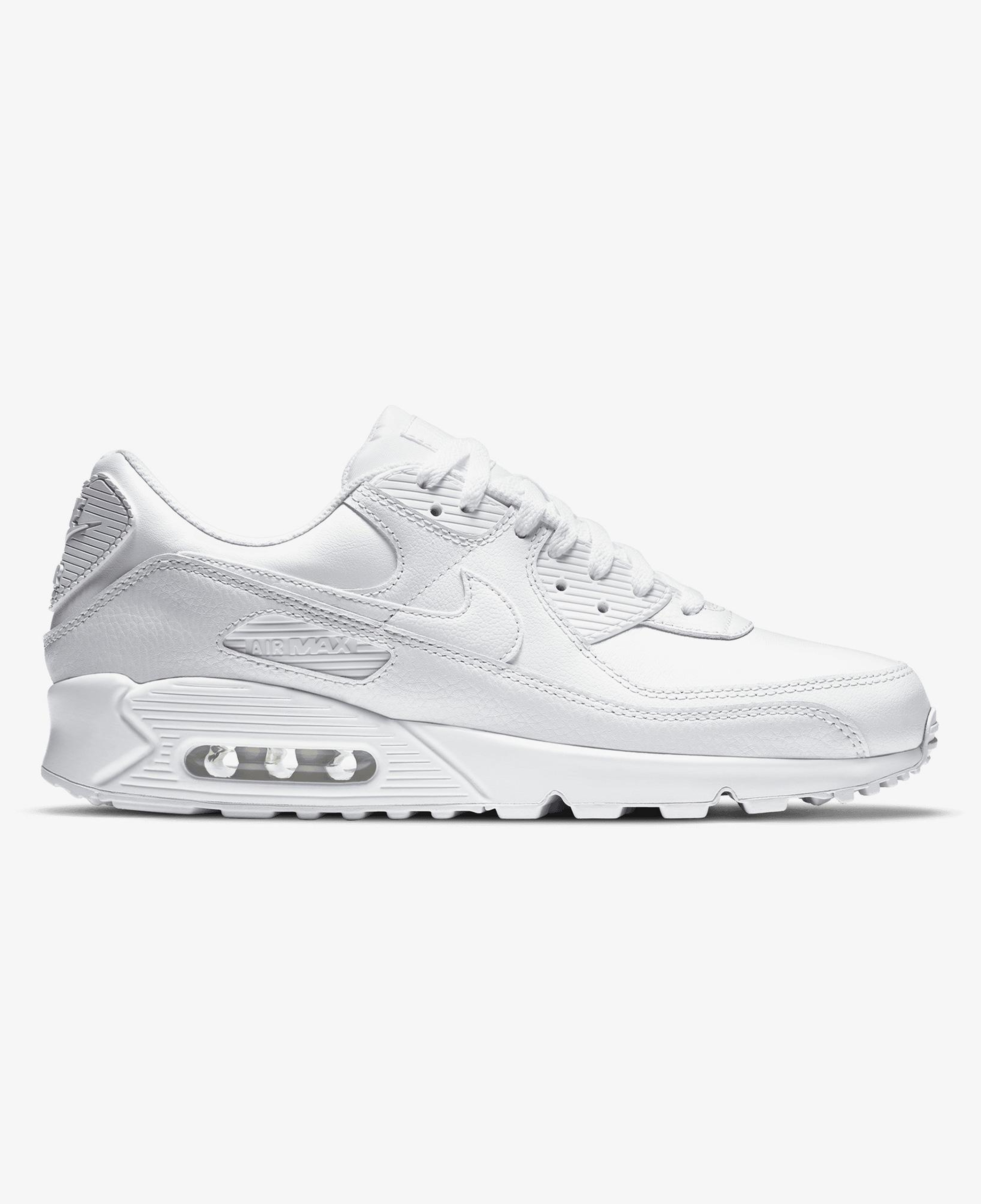 Nike Air Max 90 Leather Erkek Beyaz Spor Ayakkabı