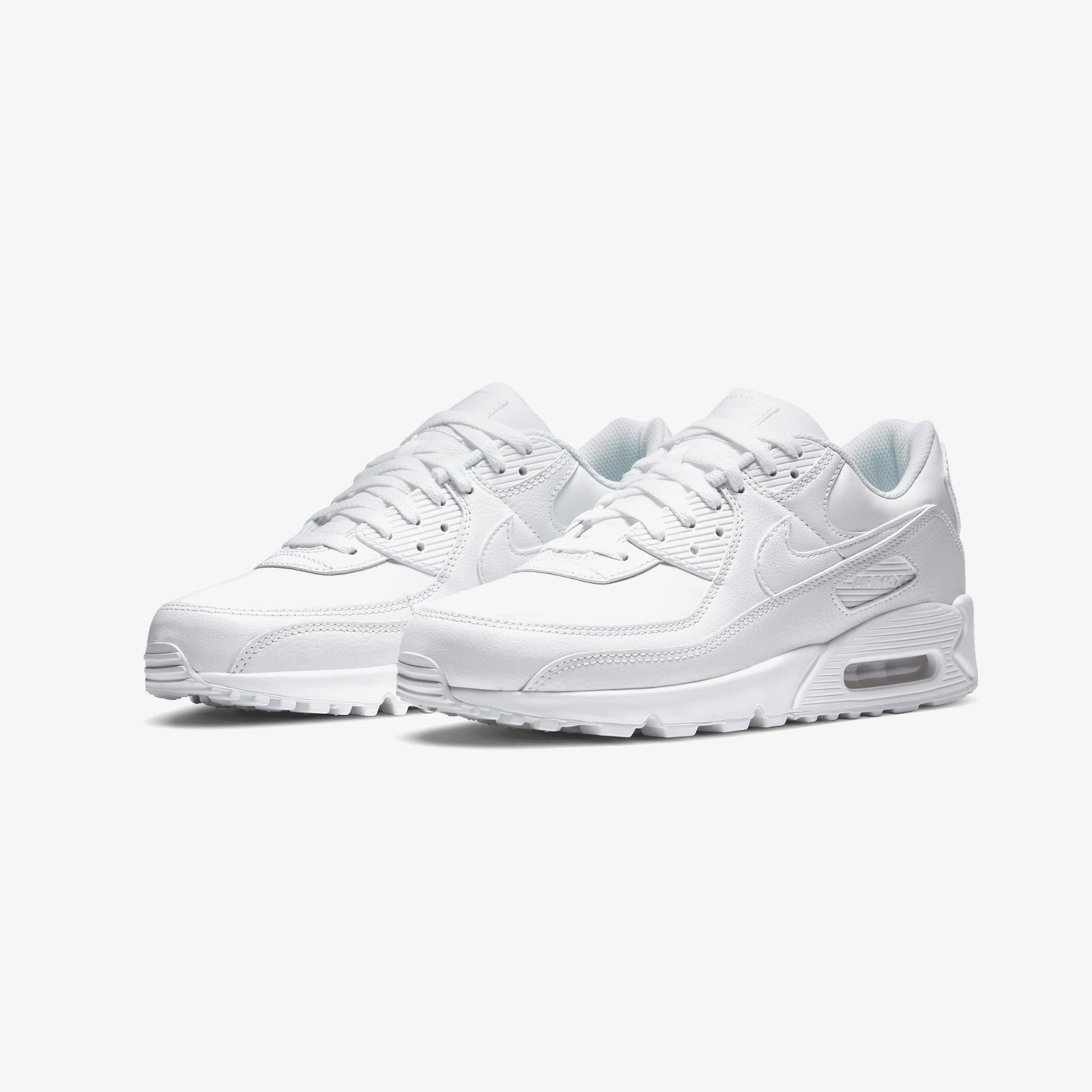 Nike Air Max 90 Leather Erkek Beyaz Spor Ayakkabı