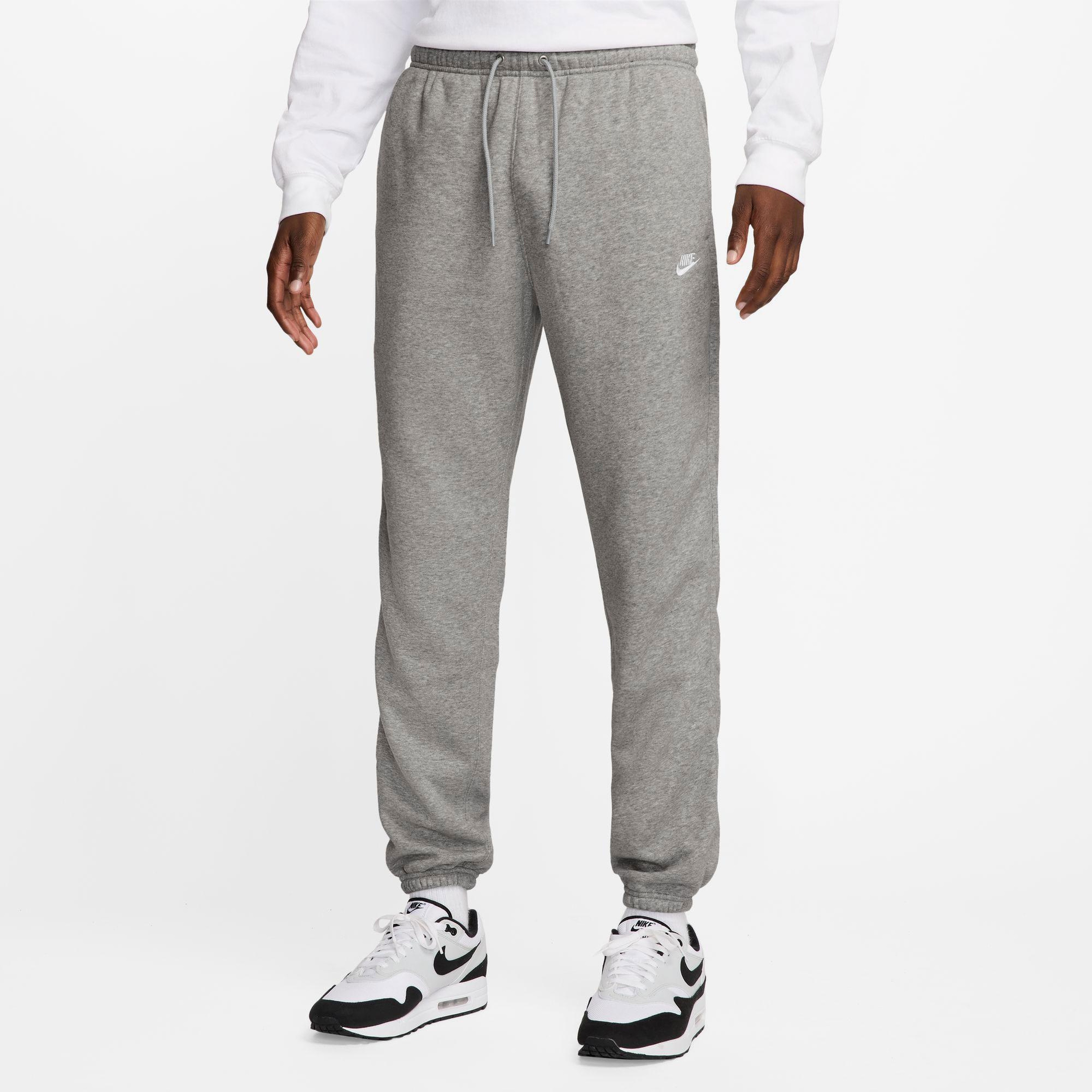 Nike Club Cuffed Brushed Erkek Gri Eşofman Altı
