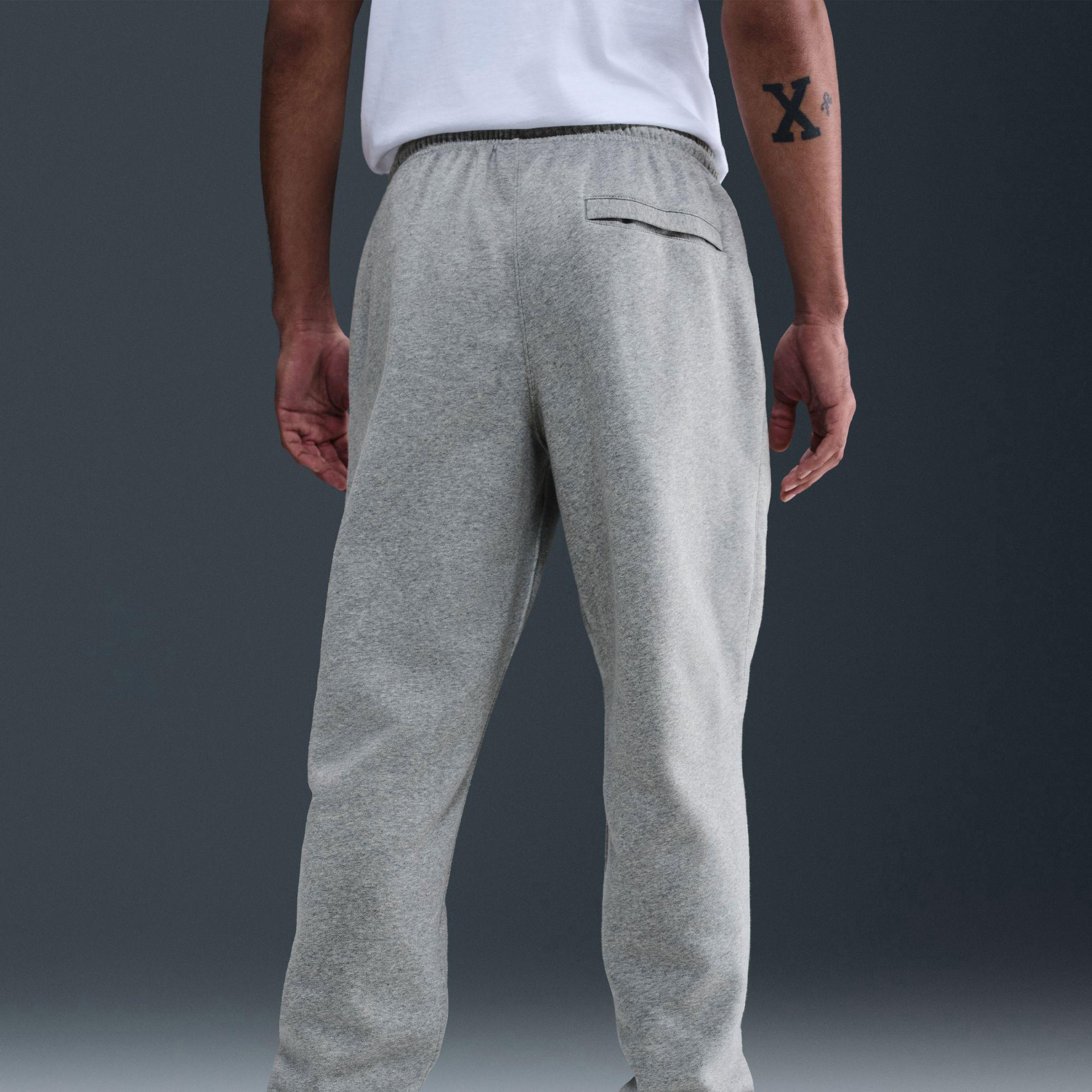 Nike Club Cuffed Brushed Erkek Gri Eşofman Altı