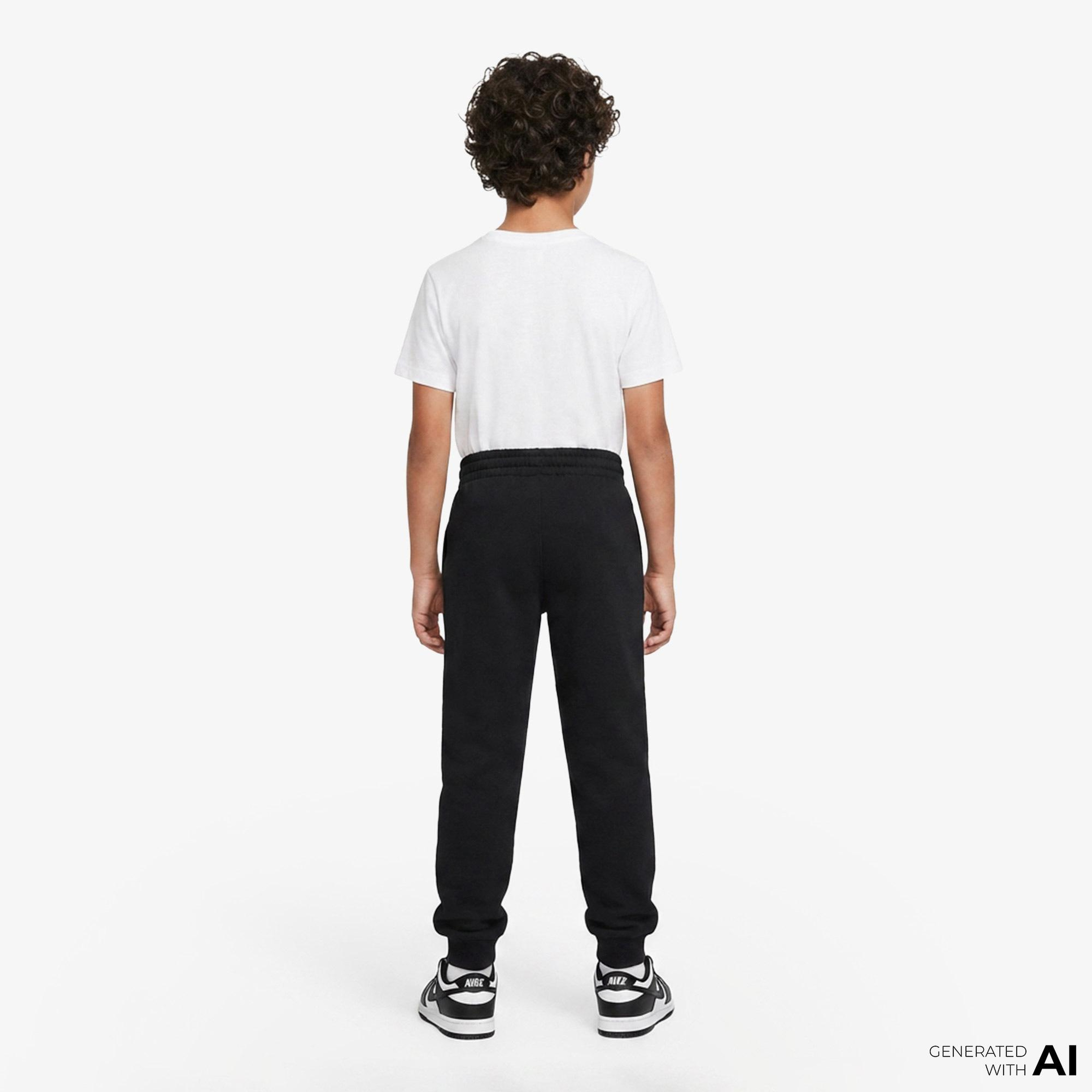 Nike Sportswear Club Fleece Çocuk Siyah Eşofman Altı
