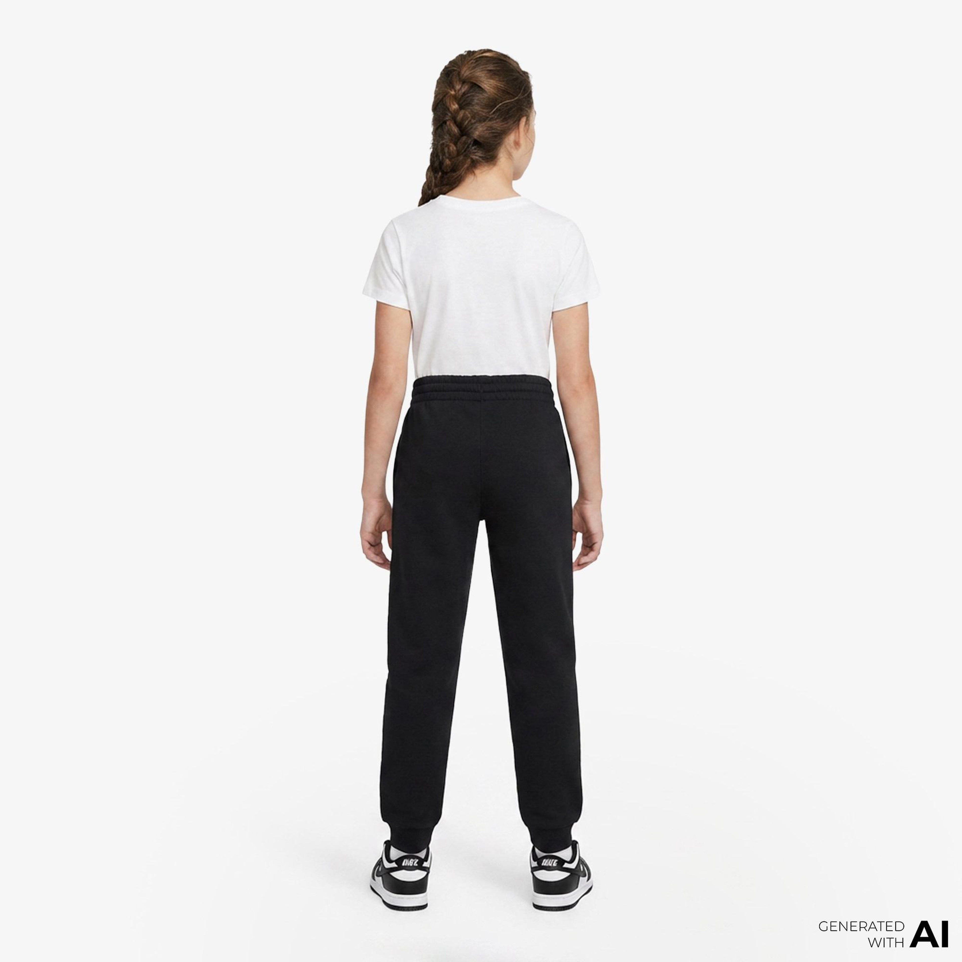 Nike Sportswear Club Fleece Çocuk Siyah Eşofman Altı