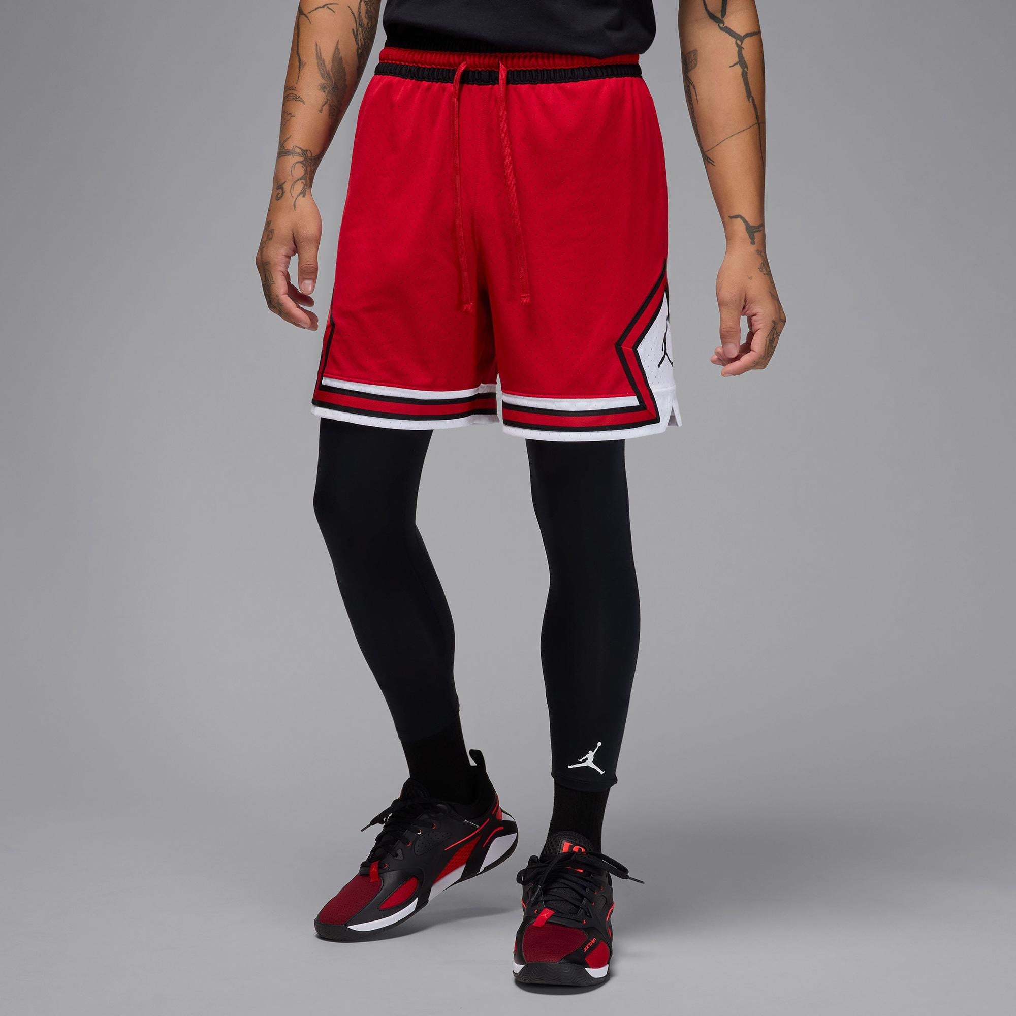 Jordan Dri-Fit Sport Diamond Erkek Kırmızı Şort