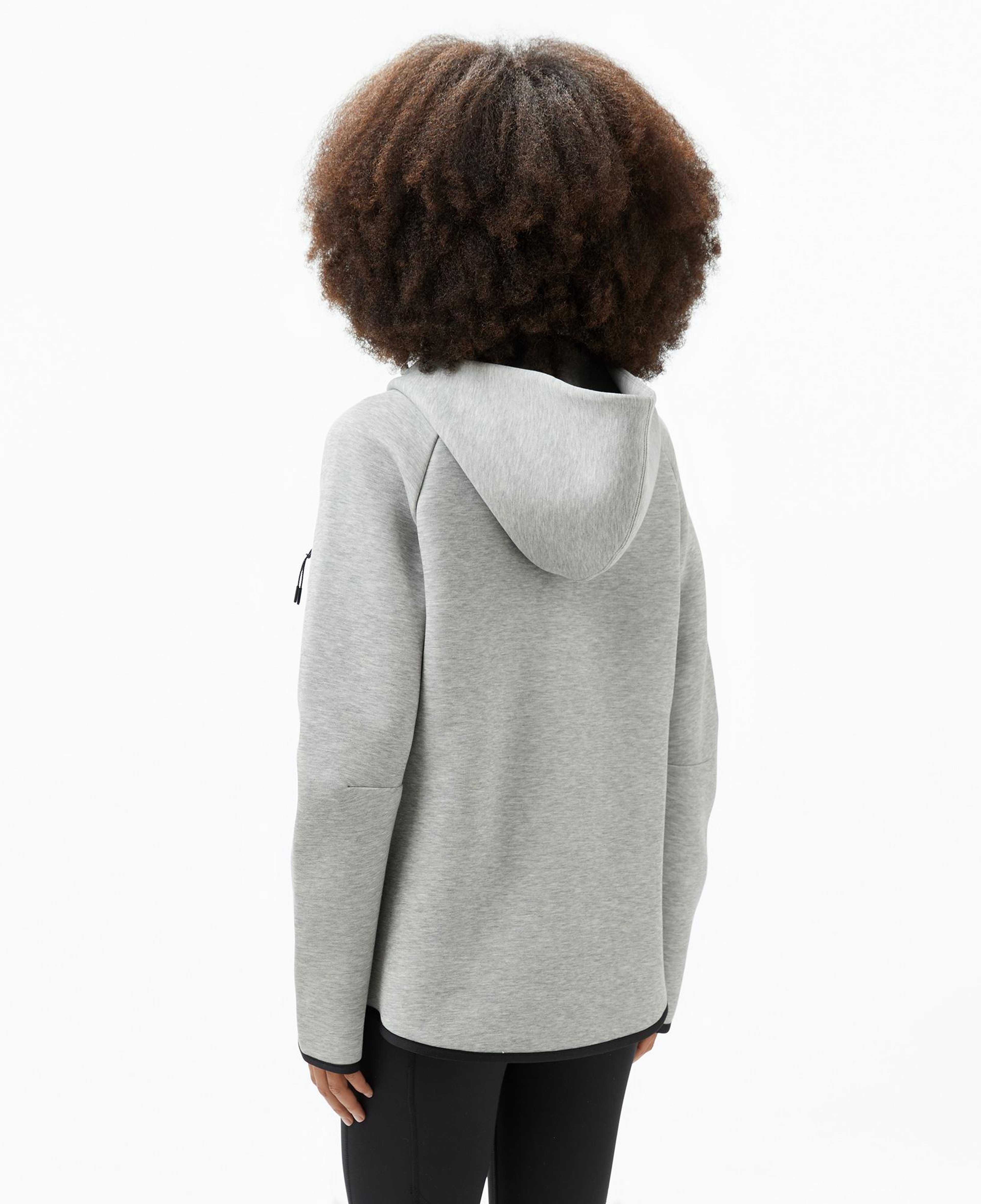 Nike Sportswear Tech Fleece Windrunner Kadın Gri Eşofman Üstü