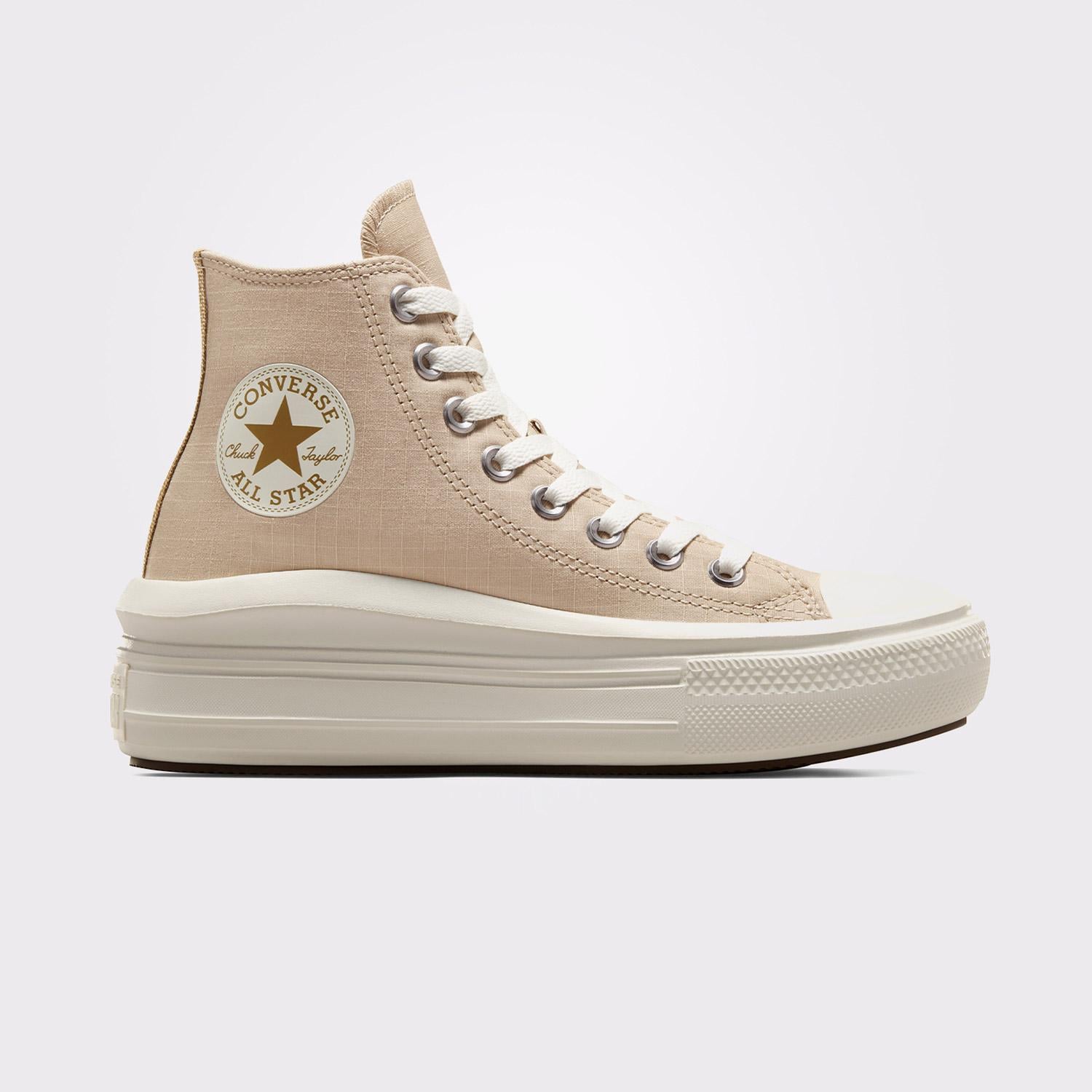 Converse Chuck Taylor All Star Move Kadın Bej Sneaker