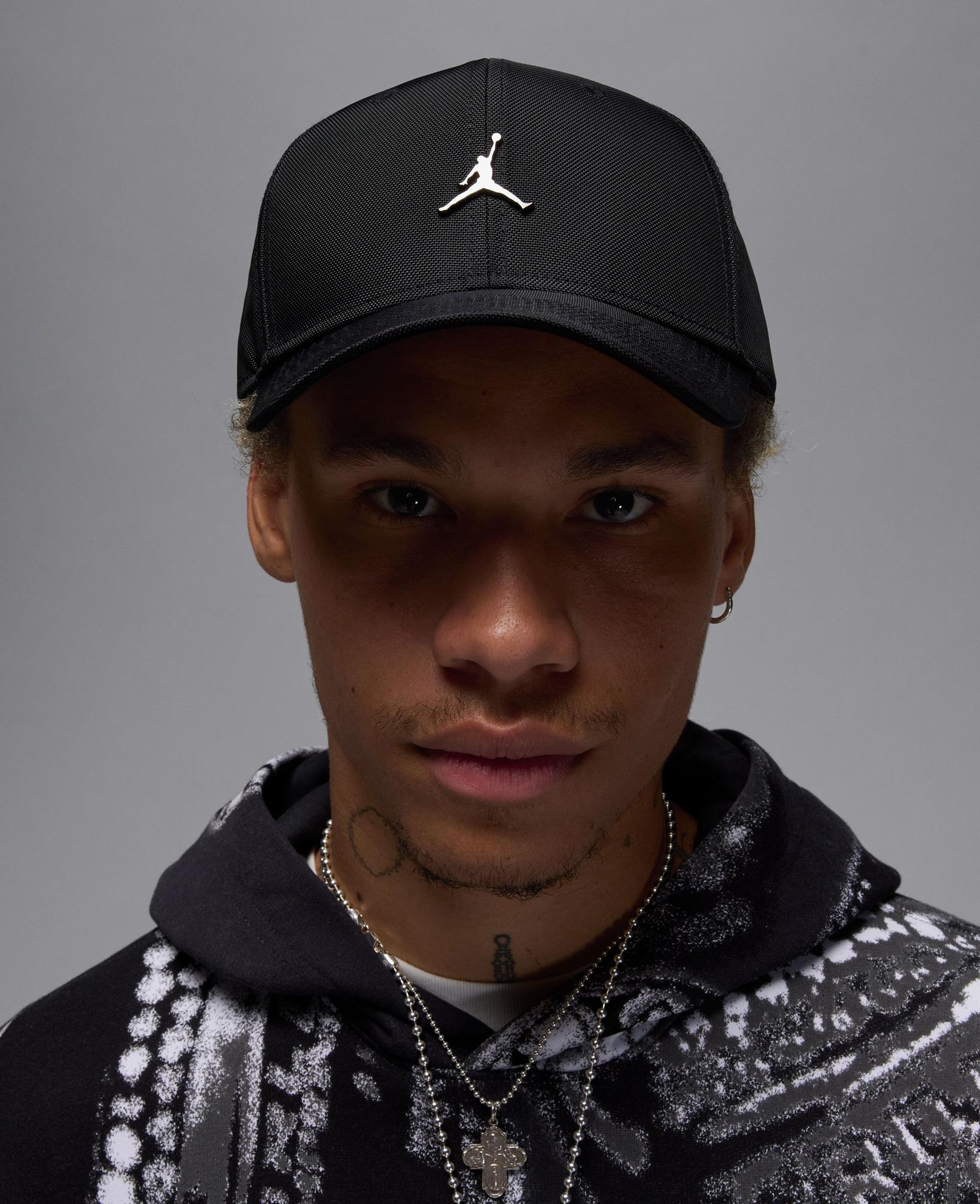 Jordan Rise Unisex Siyah Şapka