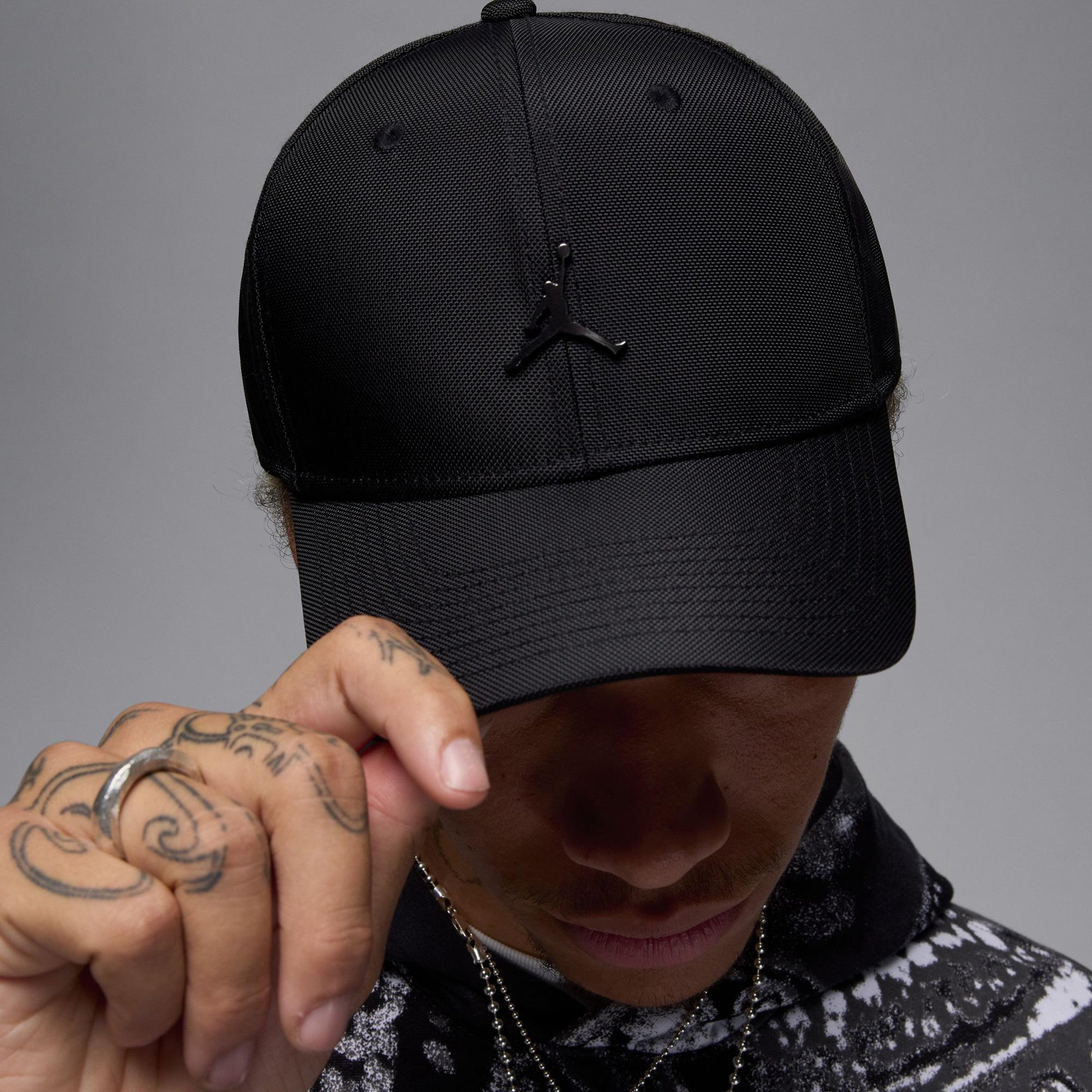 Jordan Rise Unisex Siyah Şapka