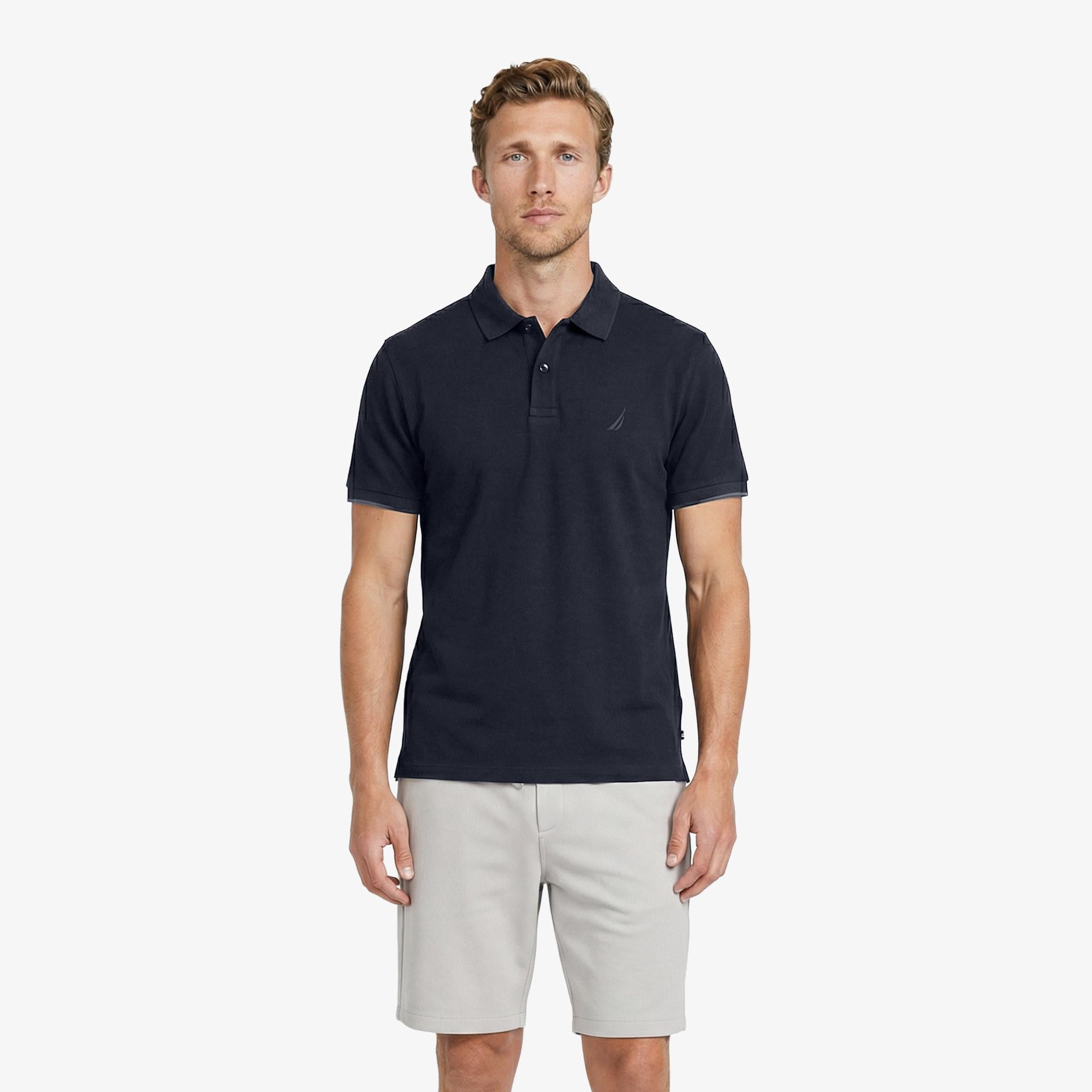 Nautica Erkek Lacivert Regular Fit Polo Yaka T-Shirt