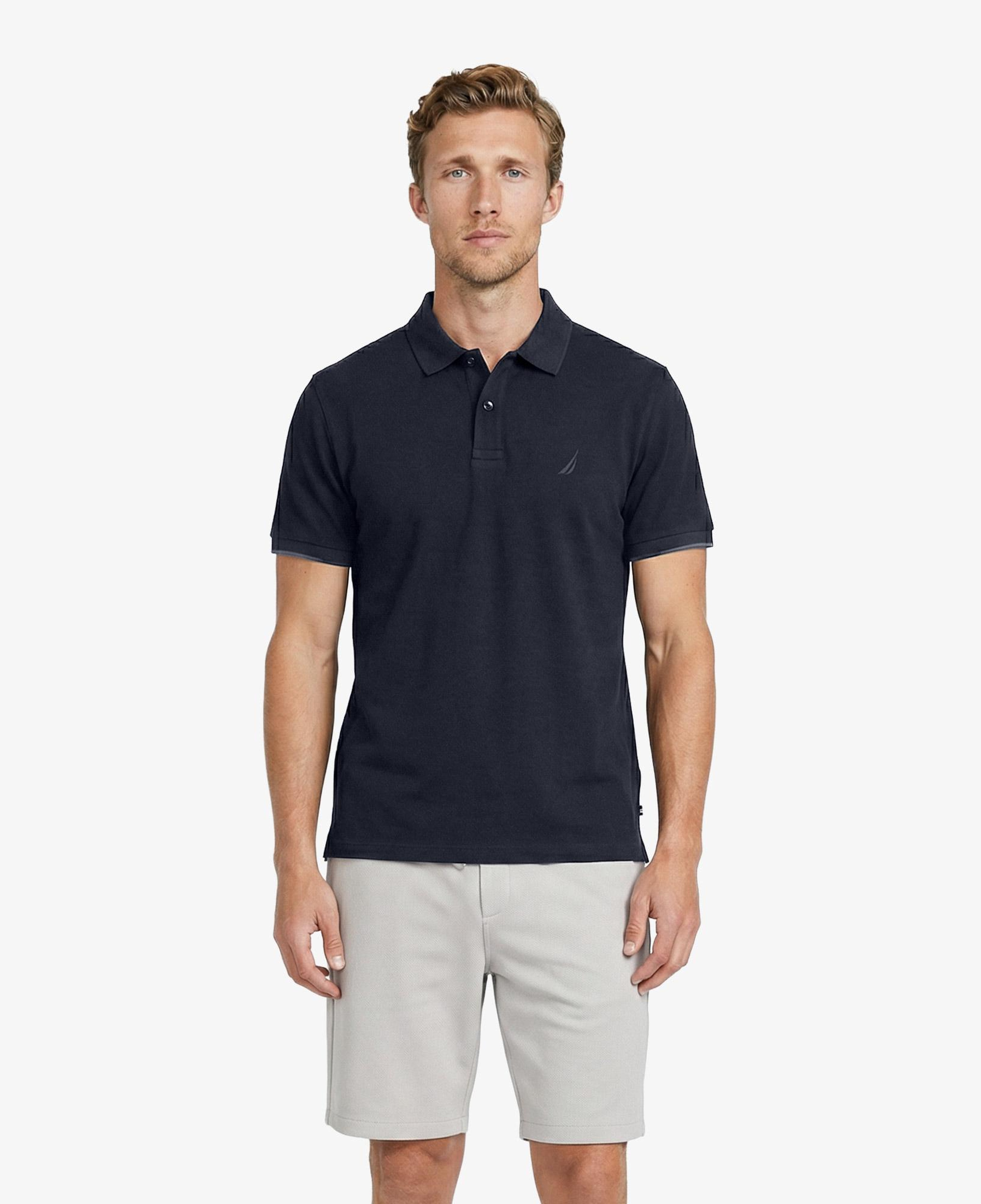 Nautica Erkek Lacivert Regular Fit Polo Yaka T-Shirt