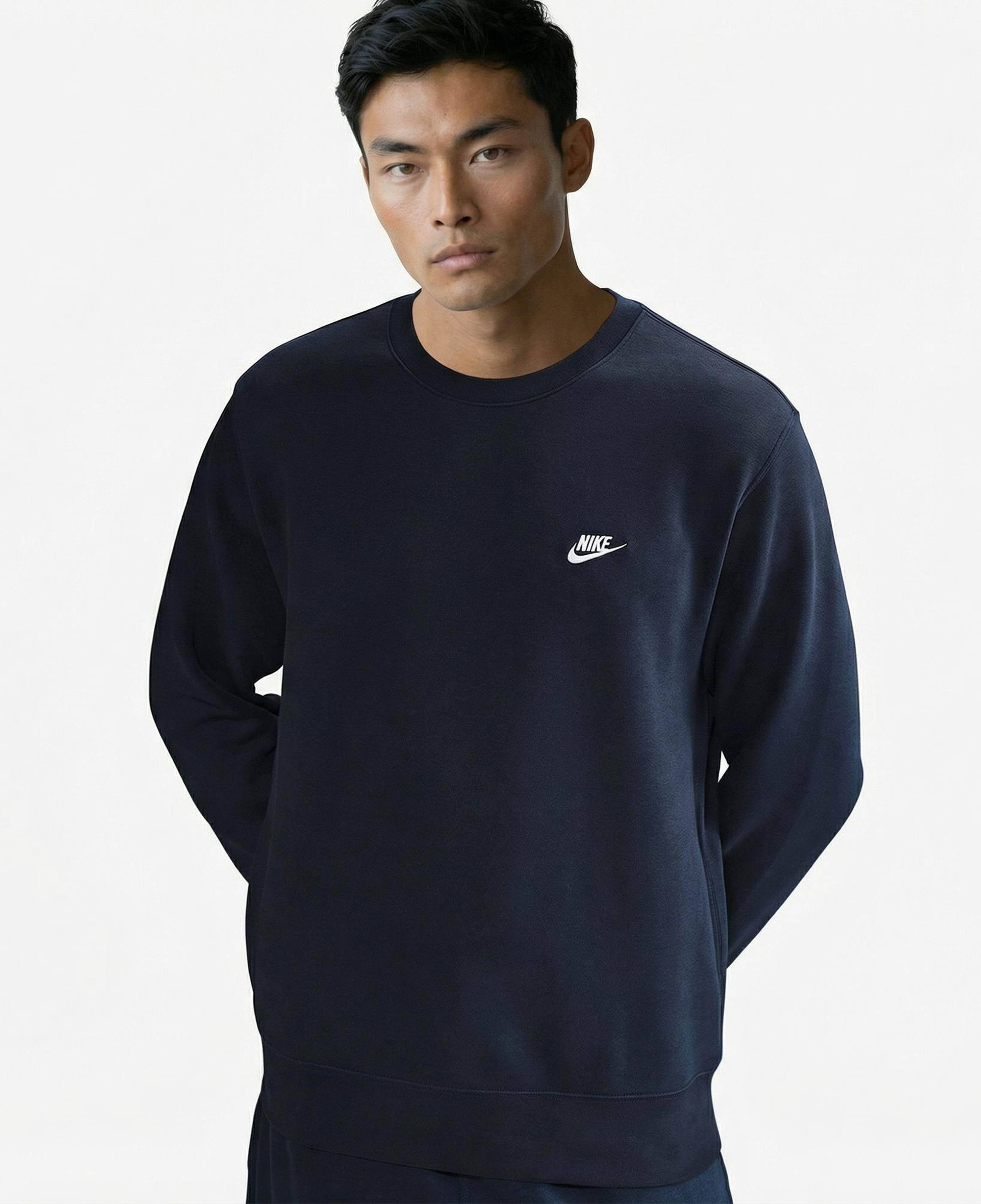 Nike Club Crew Erkek Mavi Sweatshirt