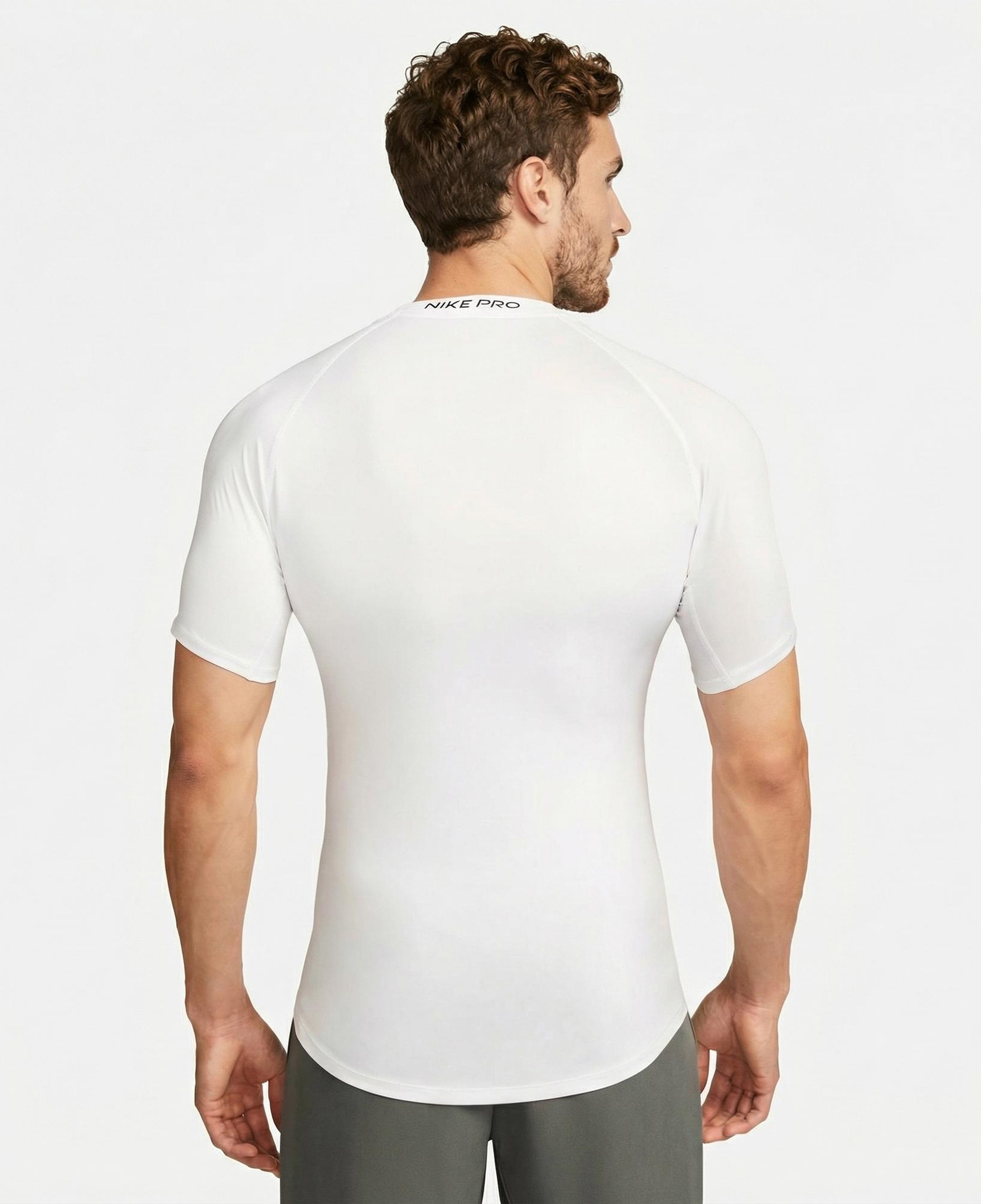 Nike Pro Dri-Fit Erkek Beyaz T-Shirt