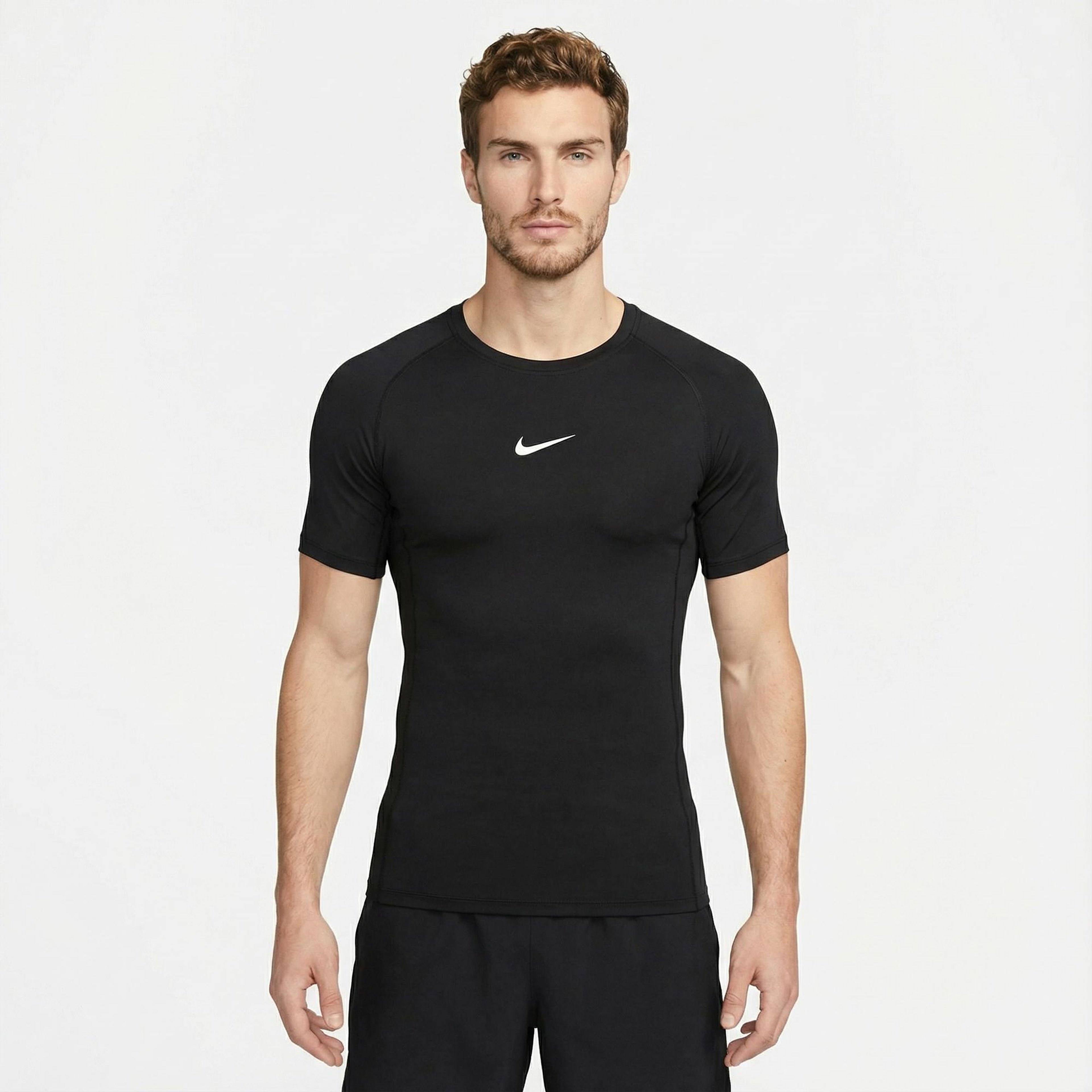 Nike Pro Dri-Fit Erkek Siyah Tişört