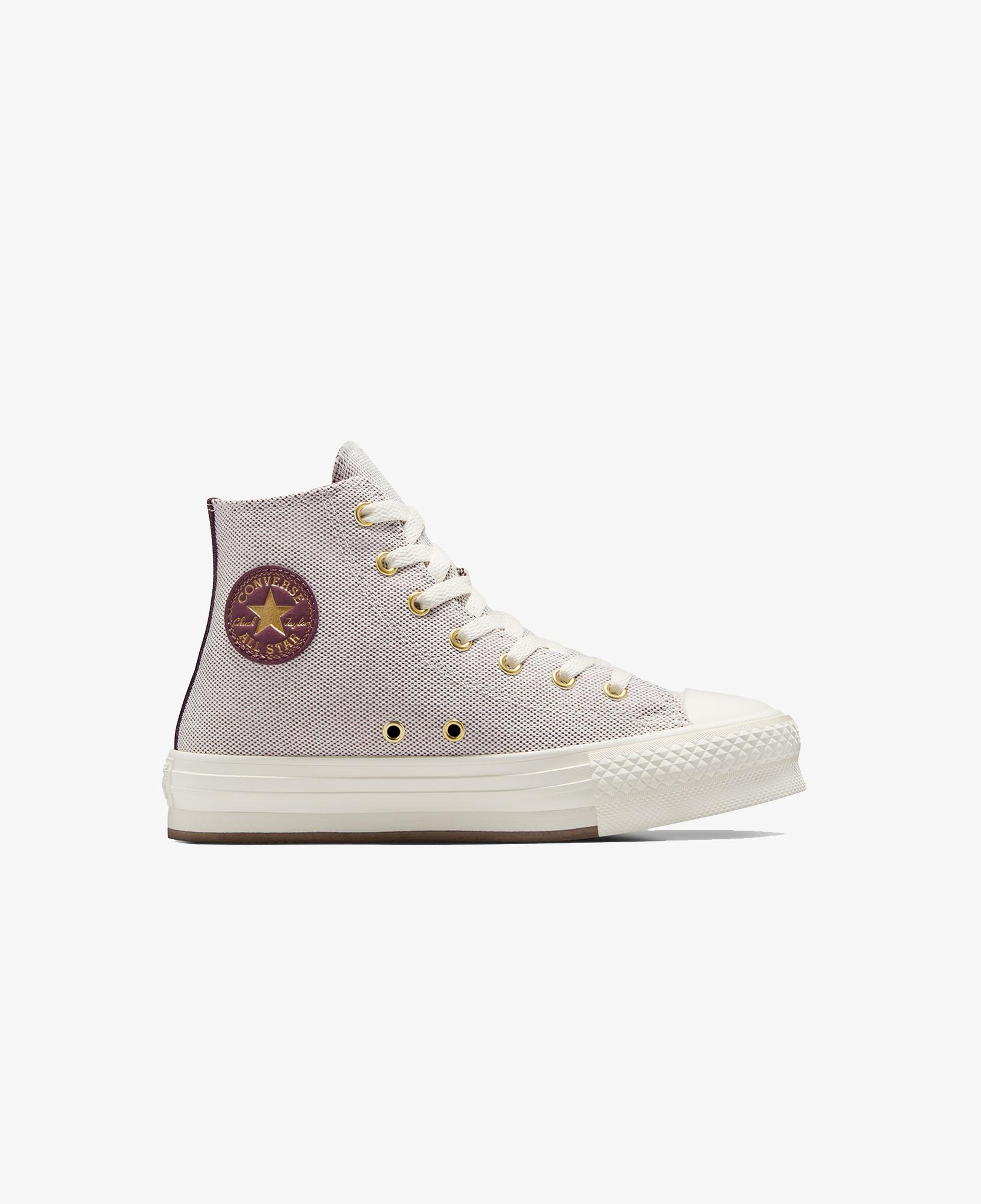 Converse Chuck Taylor All Star Eva Lift Gold Luxe Çocuk Bordo Sneaker
