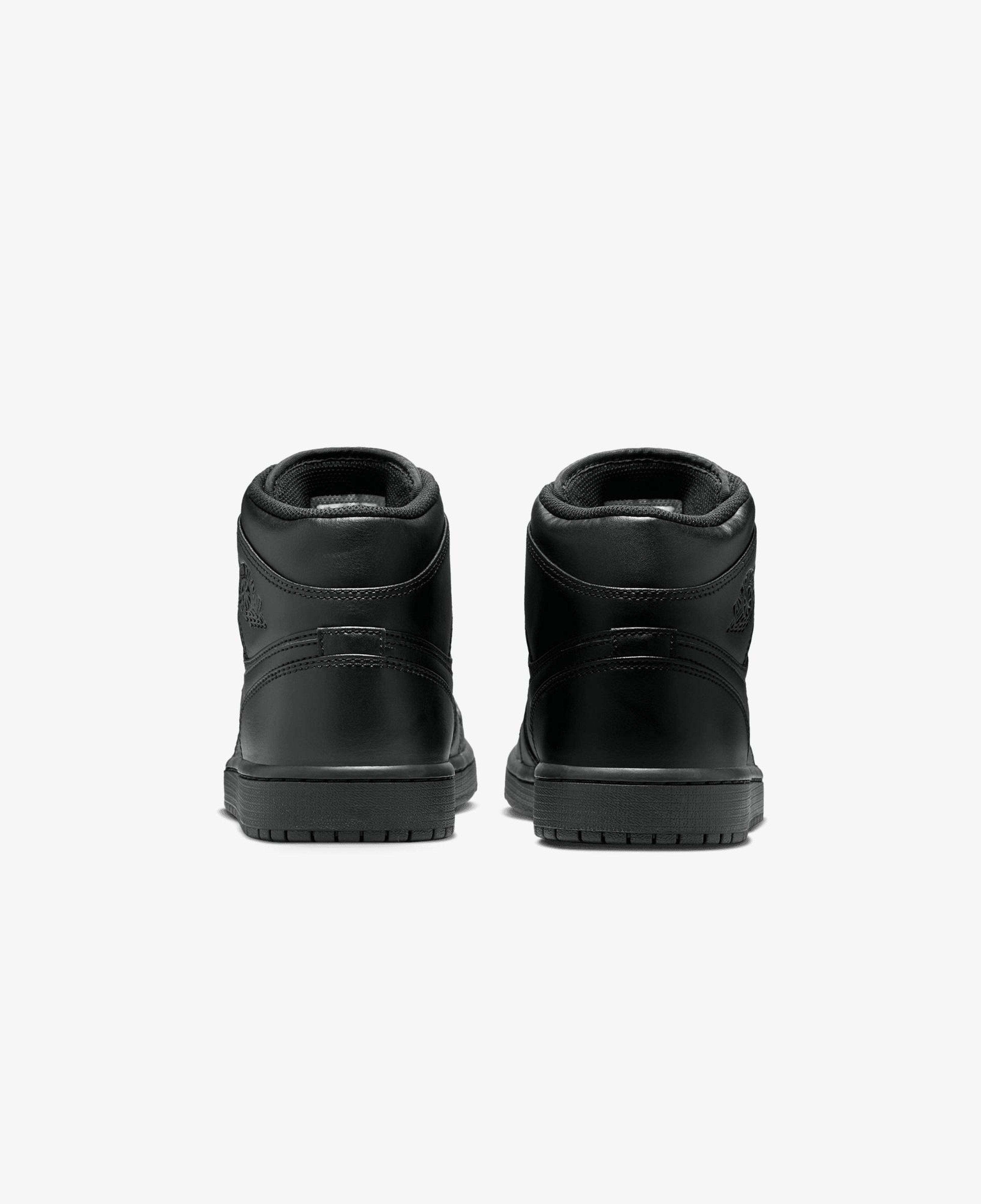 Jordan Air 1 Mid Erkek Siyah Spor Ayakkabı
