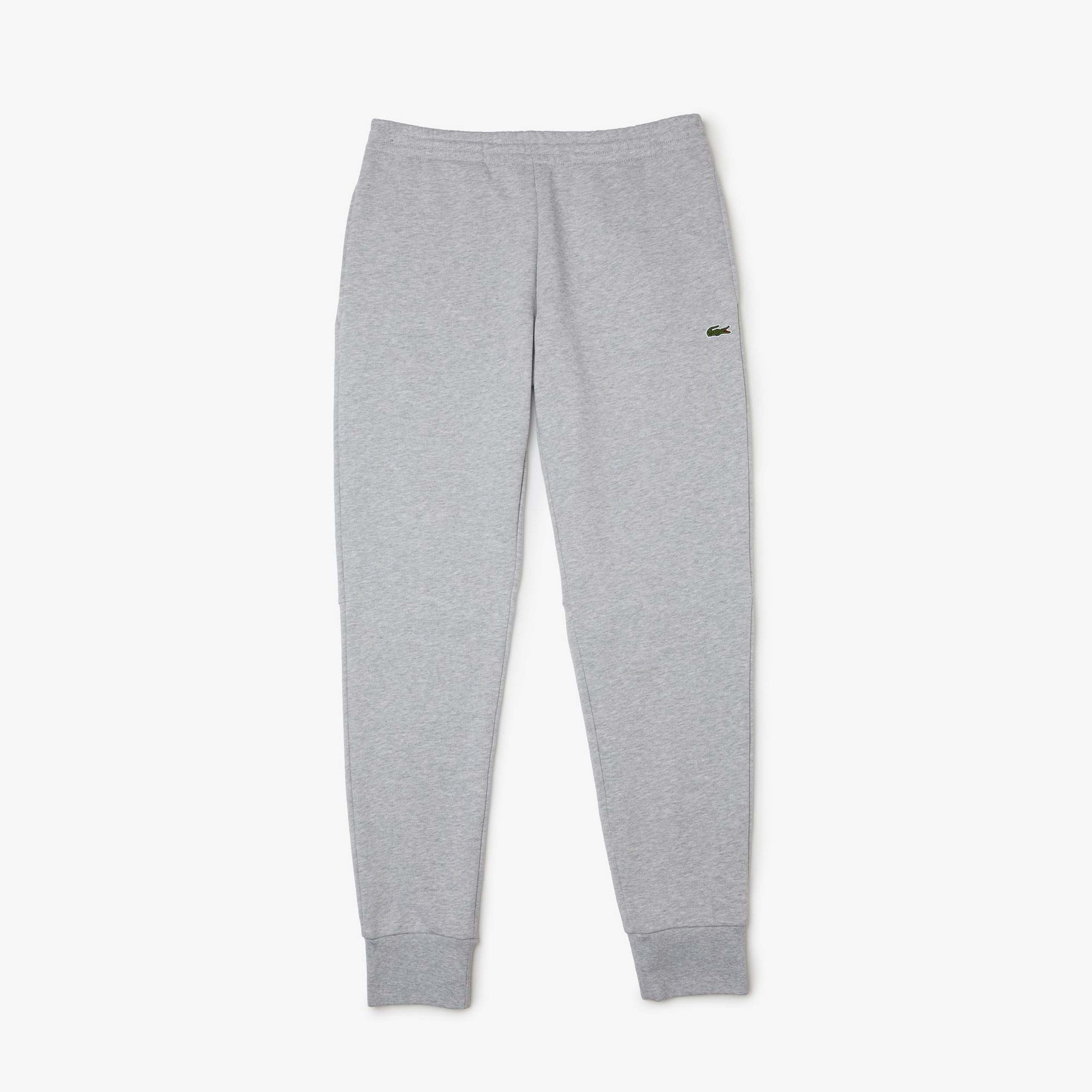 Erkek Slim Fit Organik Pamuk Gri Eşofman Altı