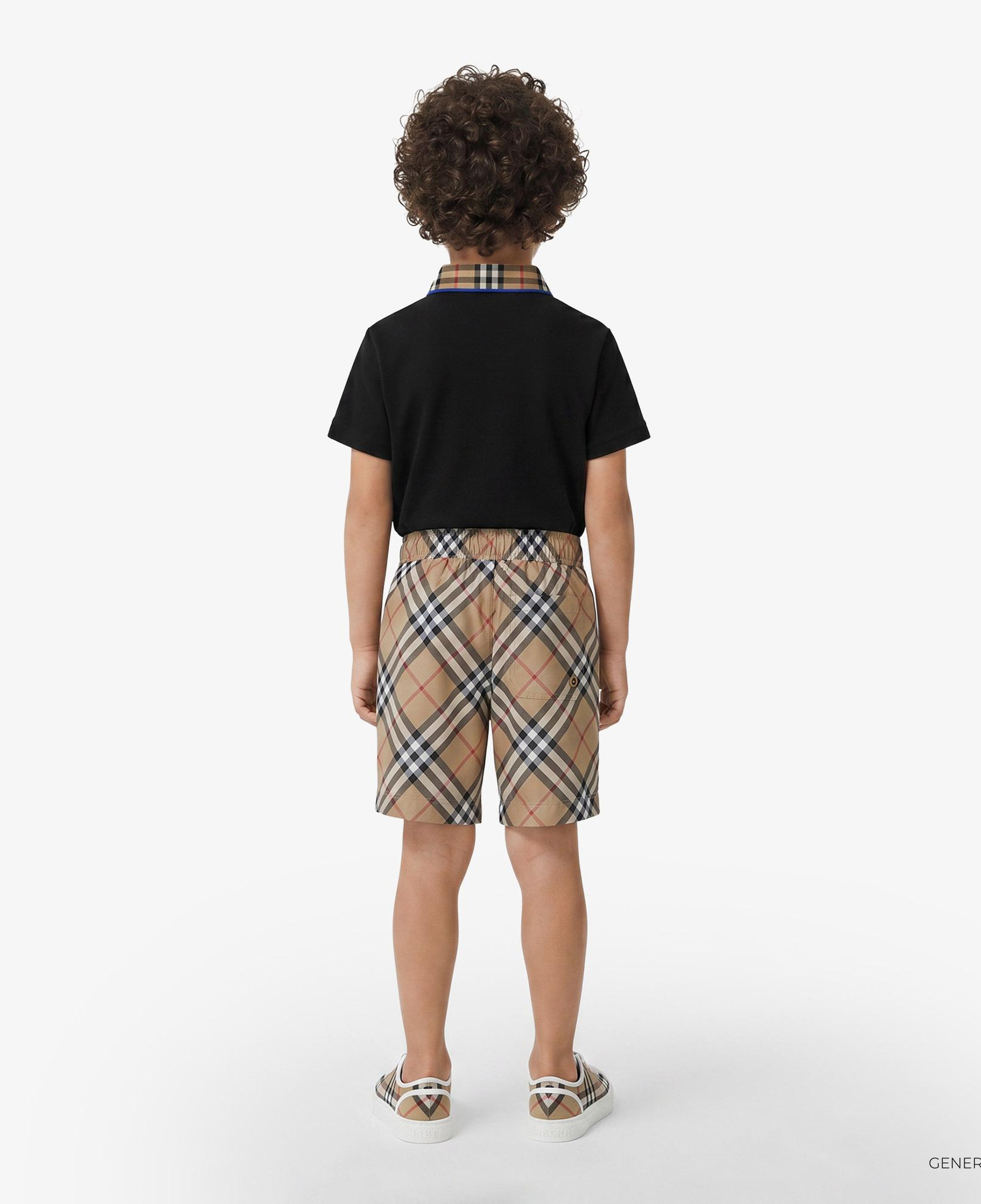 Burberry Check Çocuk Bej Deniz Şortu
