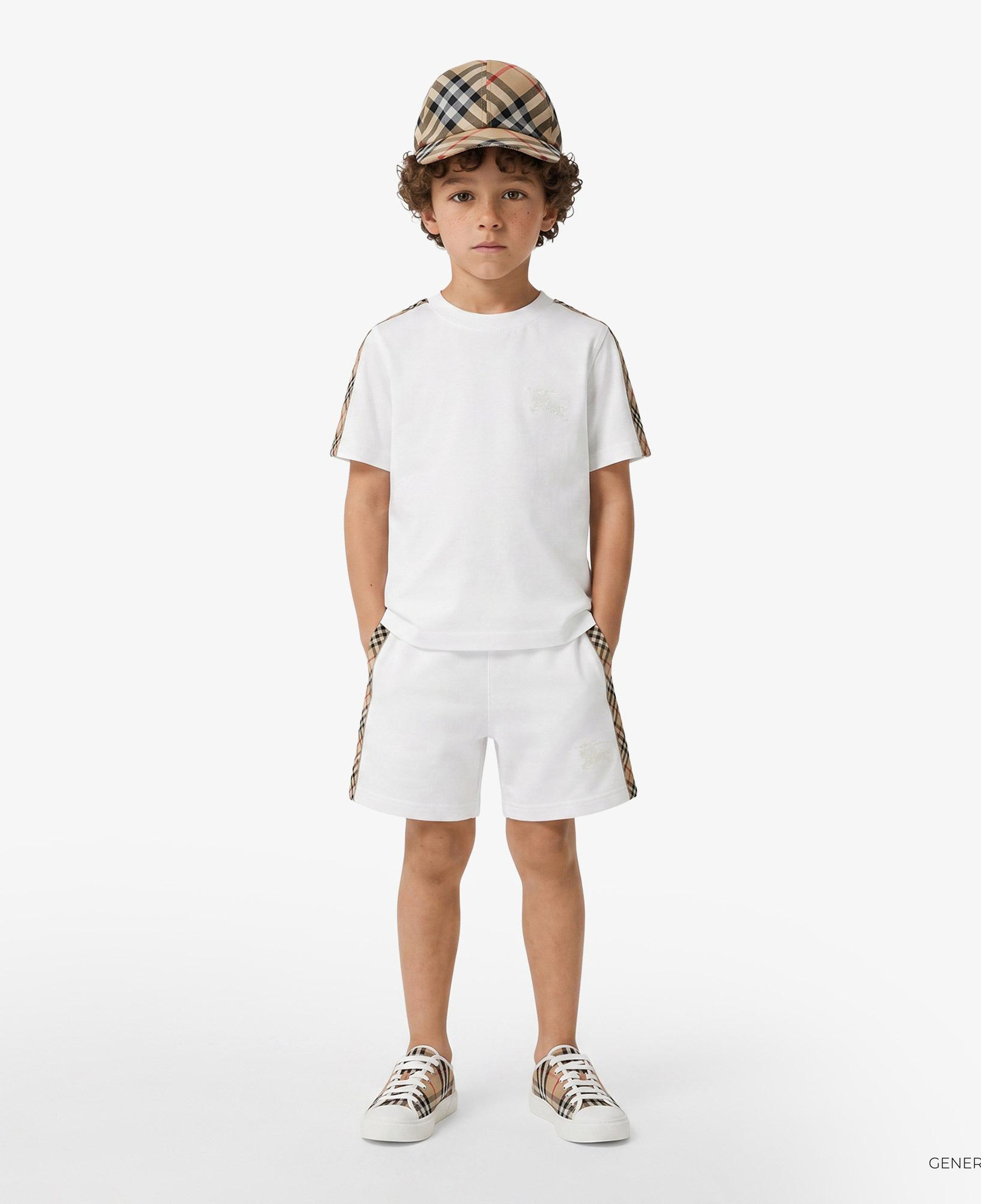 Burberry Çocuk Beyaz T-Shirt