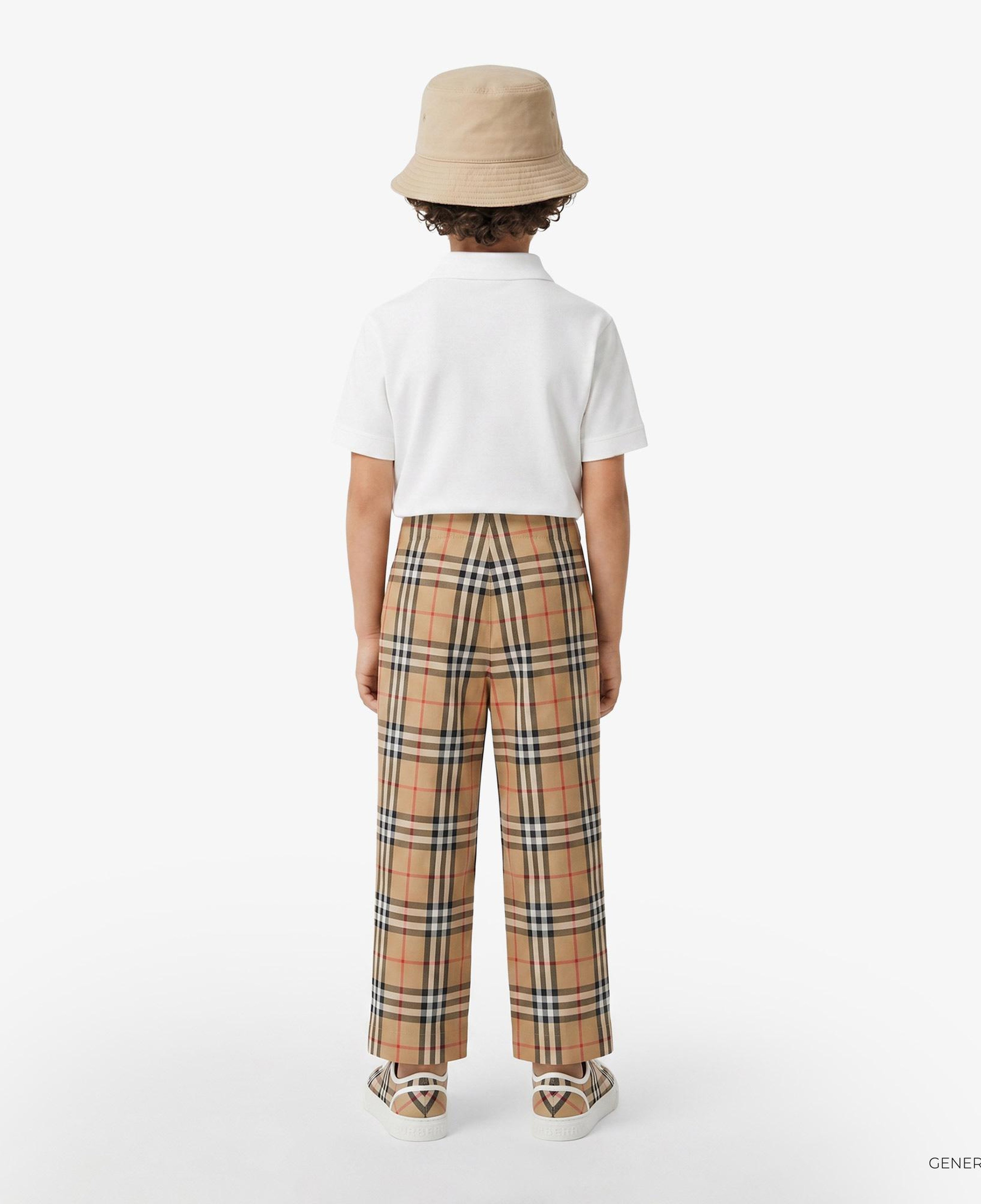 Burberry Orla Check Çocuk Bej Pantolon