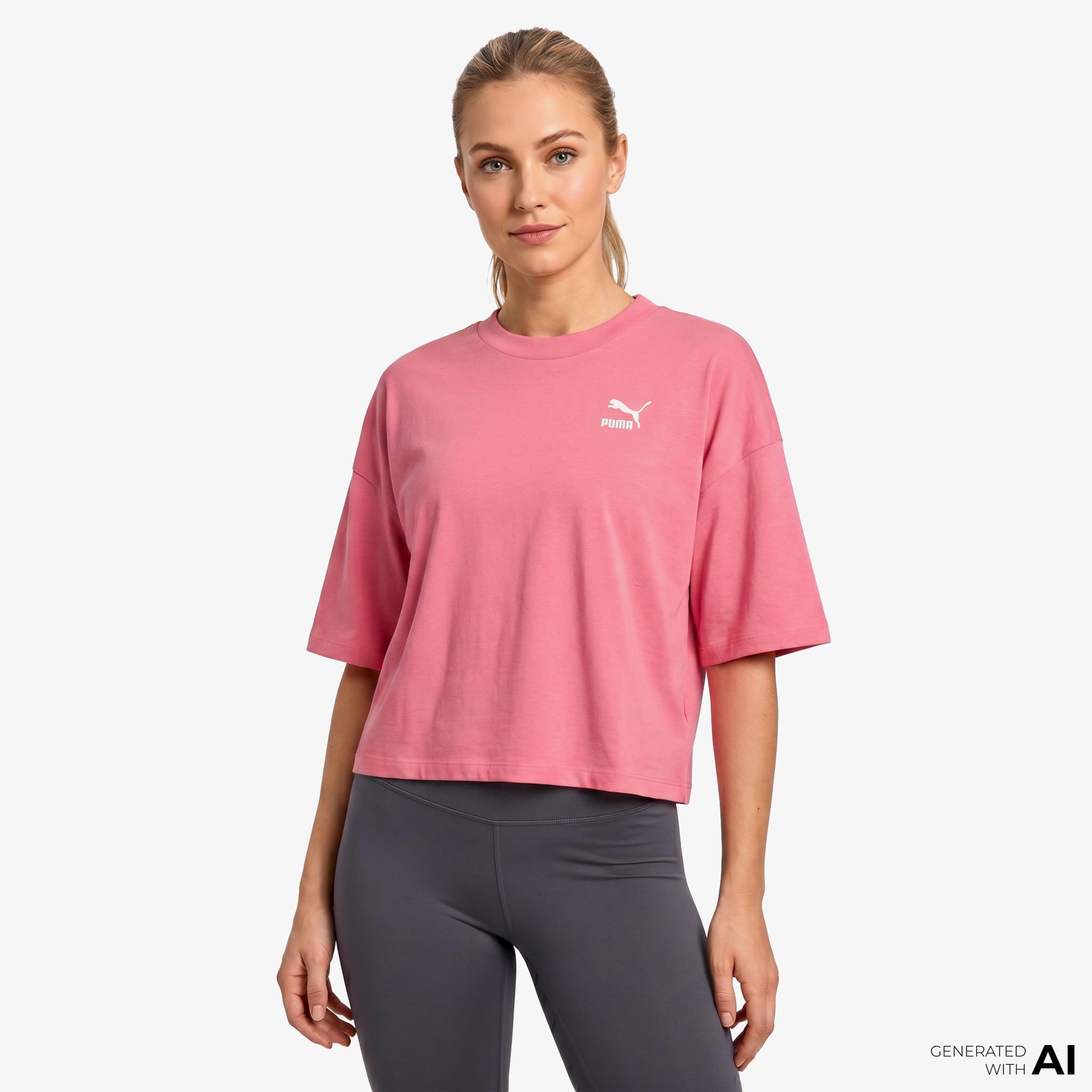 Puma Better Classics Kadın Pembe T-Shirt