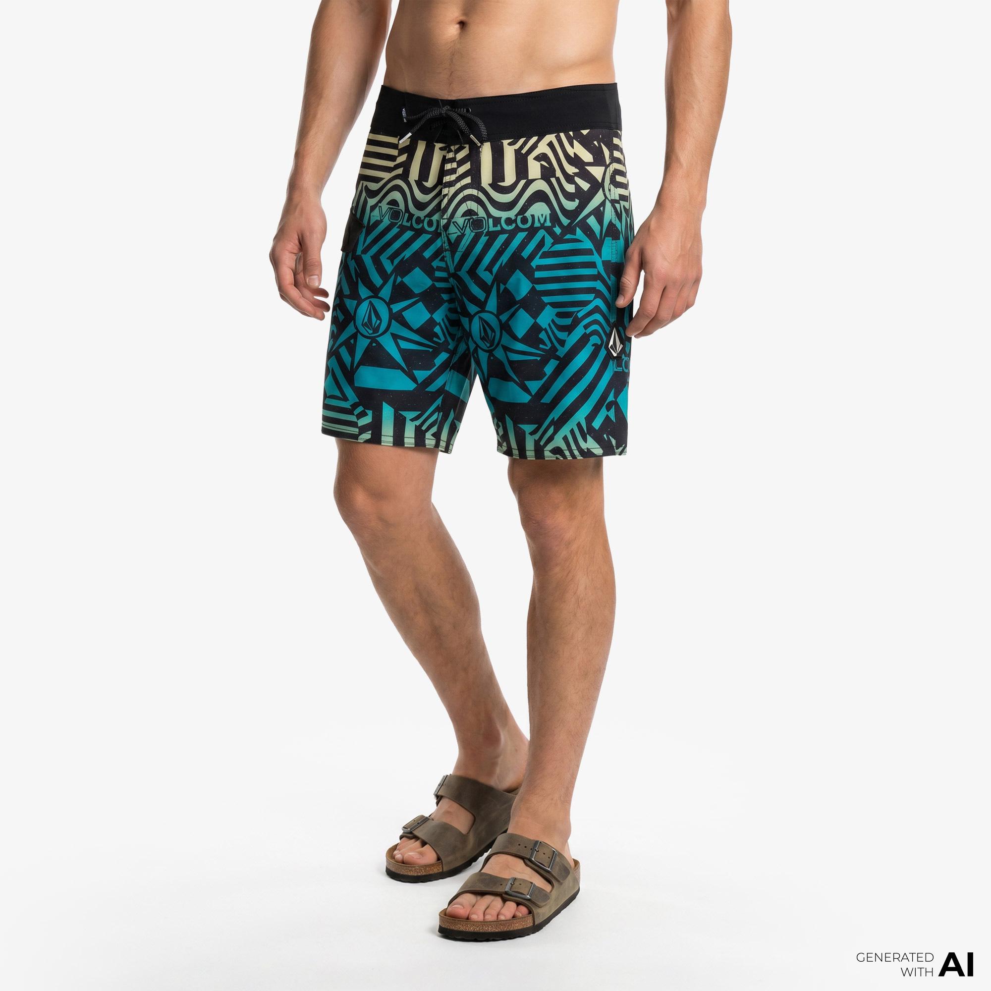 Volcom Mod Ringer Blk Genç Siyah Mayo Şort