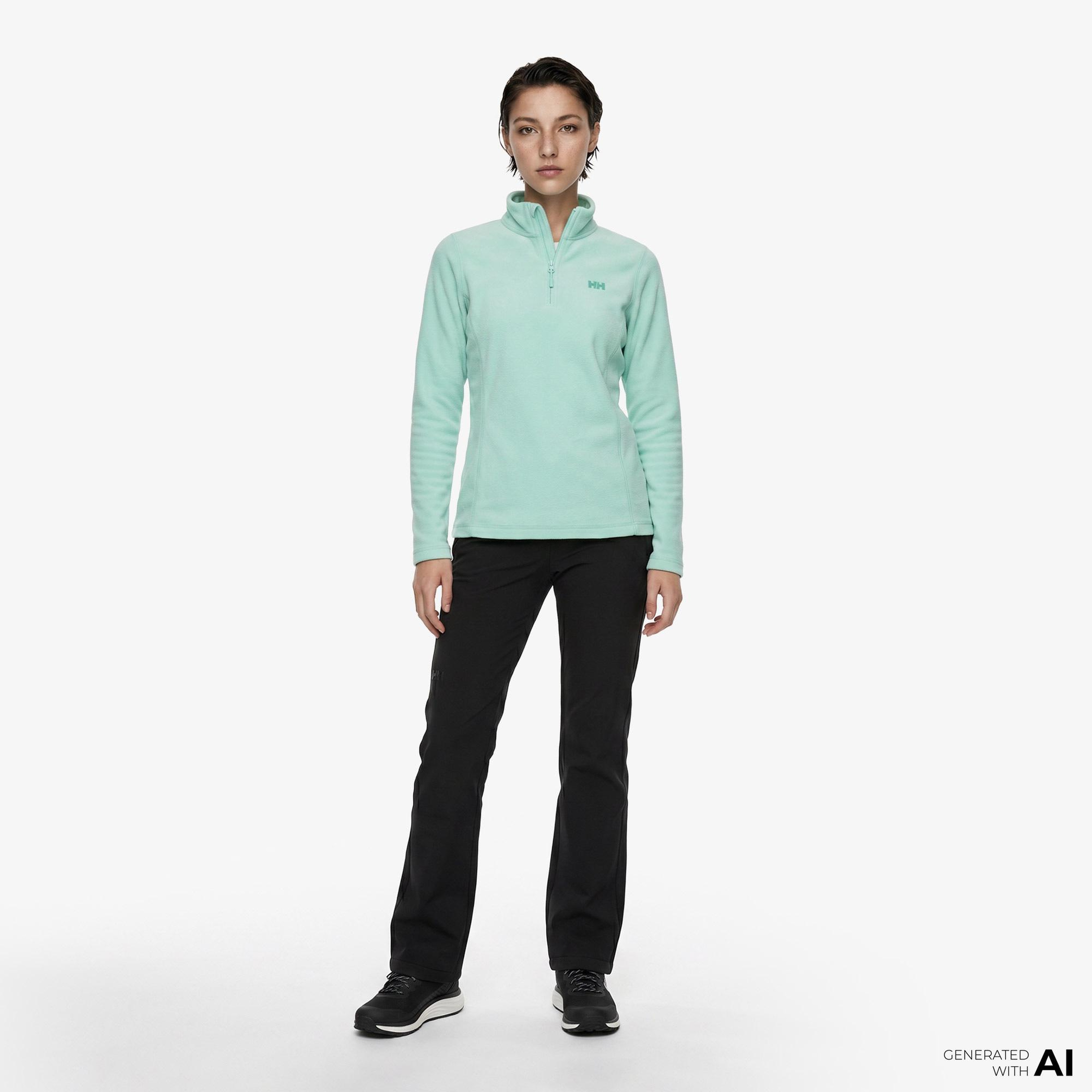 Helly Hansen Slope Polar Fleece Kadın Yeşil Sweatshirt