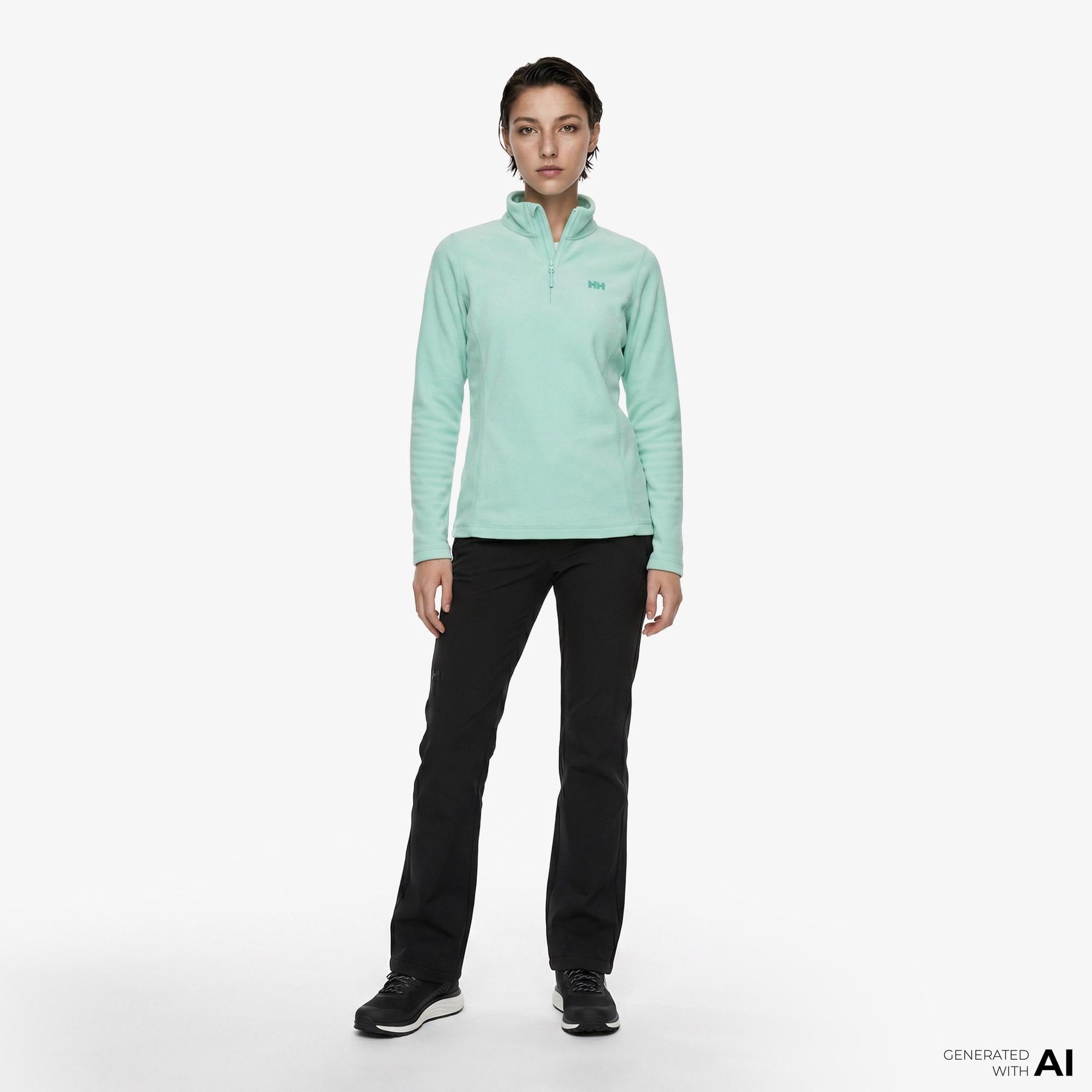 Helly Hansen Slope Polar Fleece Kadın Yeşil Sweatshirt