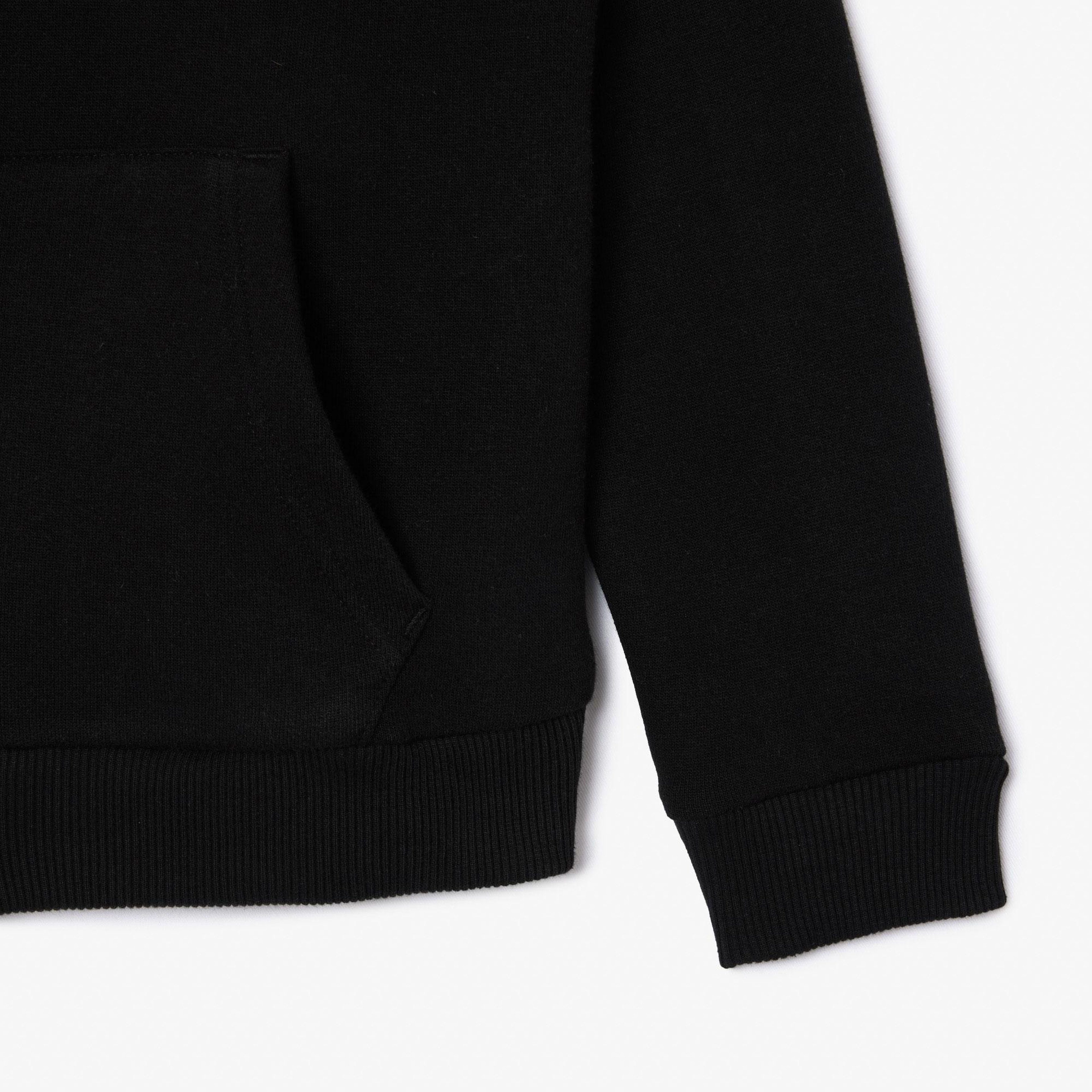 Çocuk Kapüşonlu Siyah Sweatshirt