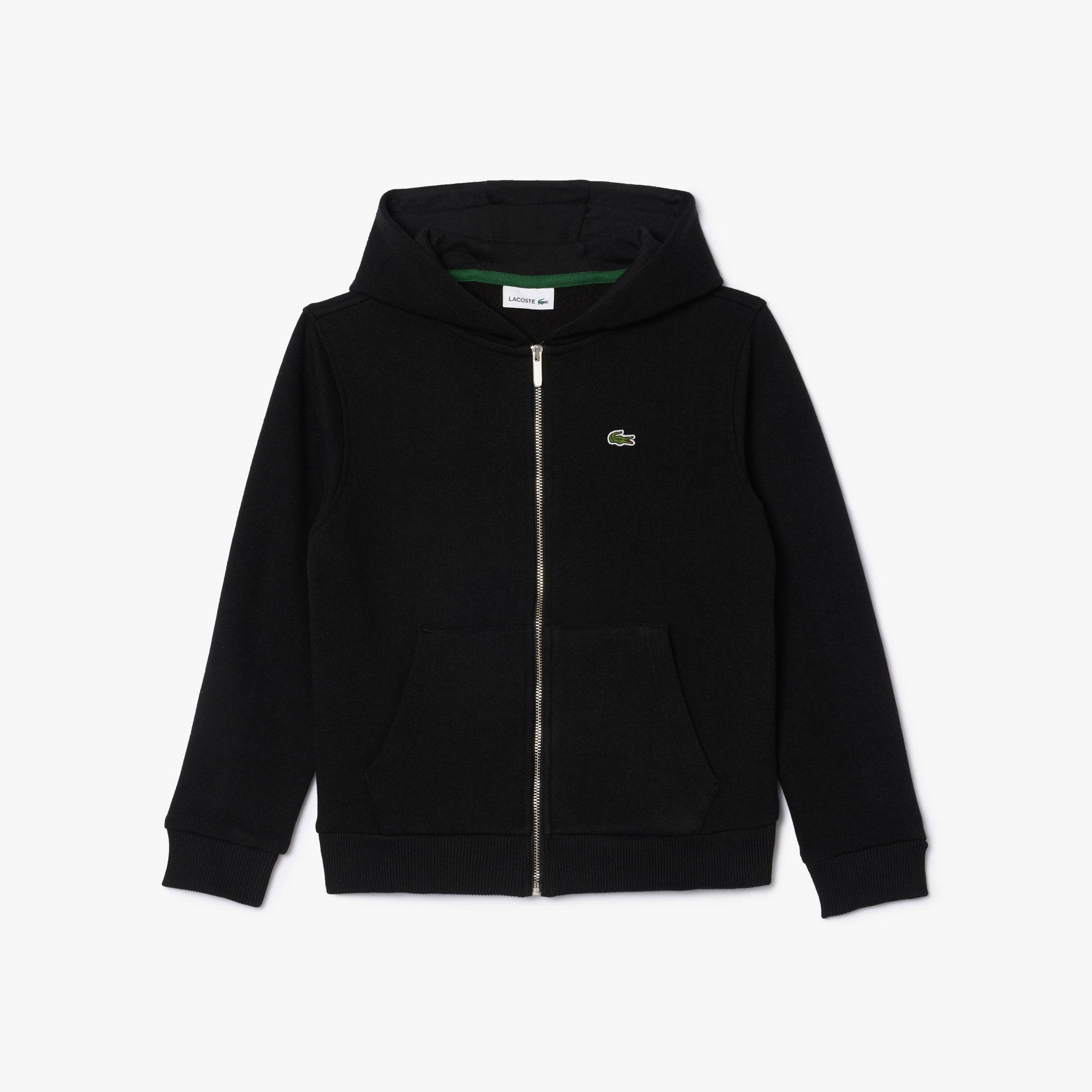 Çocuk Kapüşonlu Siyah Sweatshirt