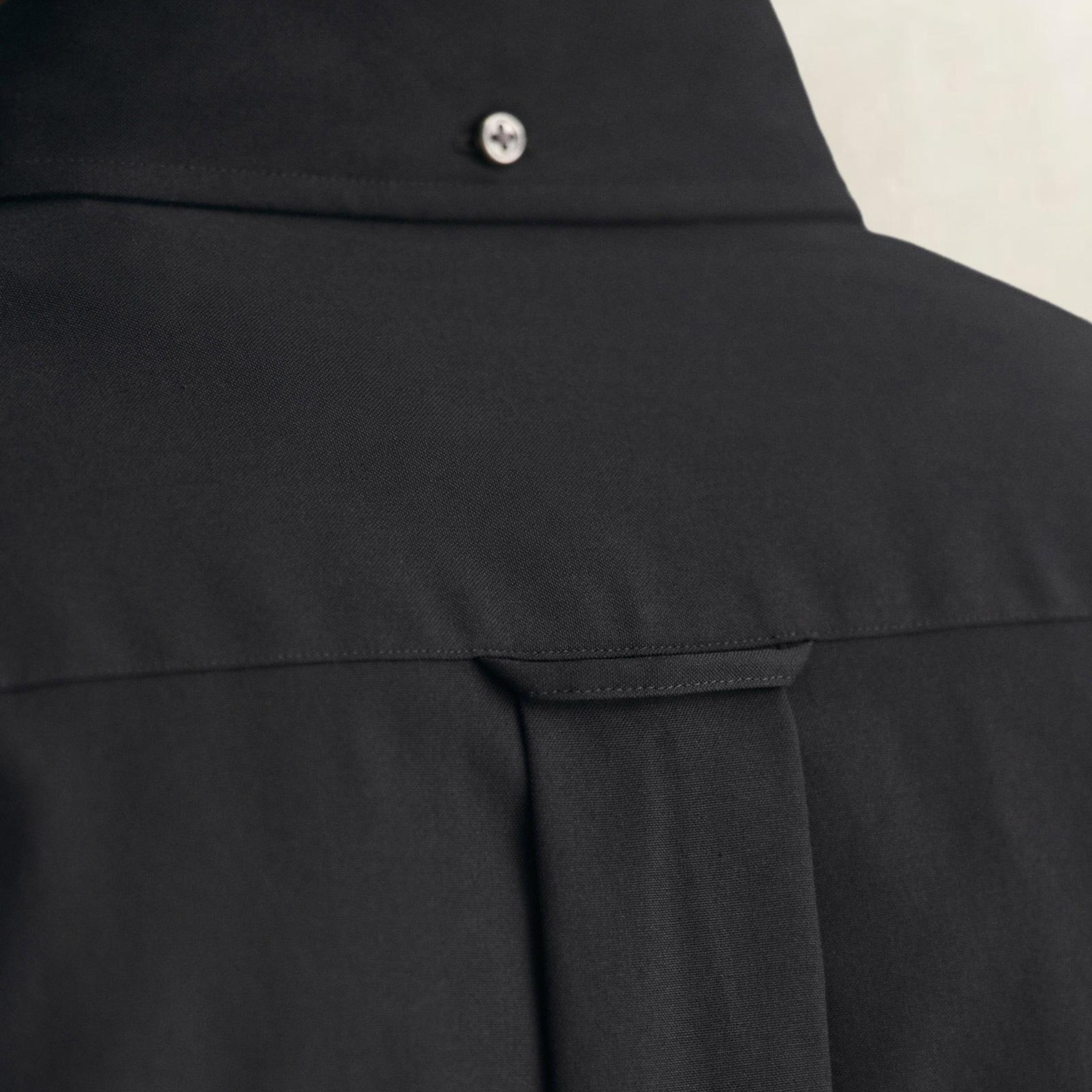 GANT Erkek Siyah Regular Fit Düğmeli Yaka Oxford Gömlek