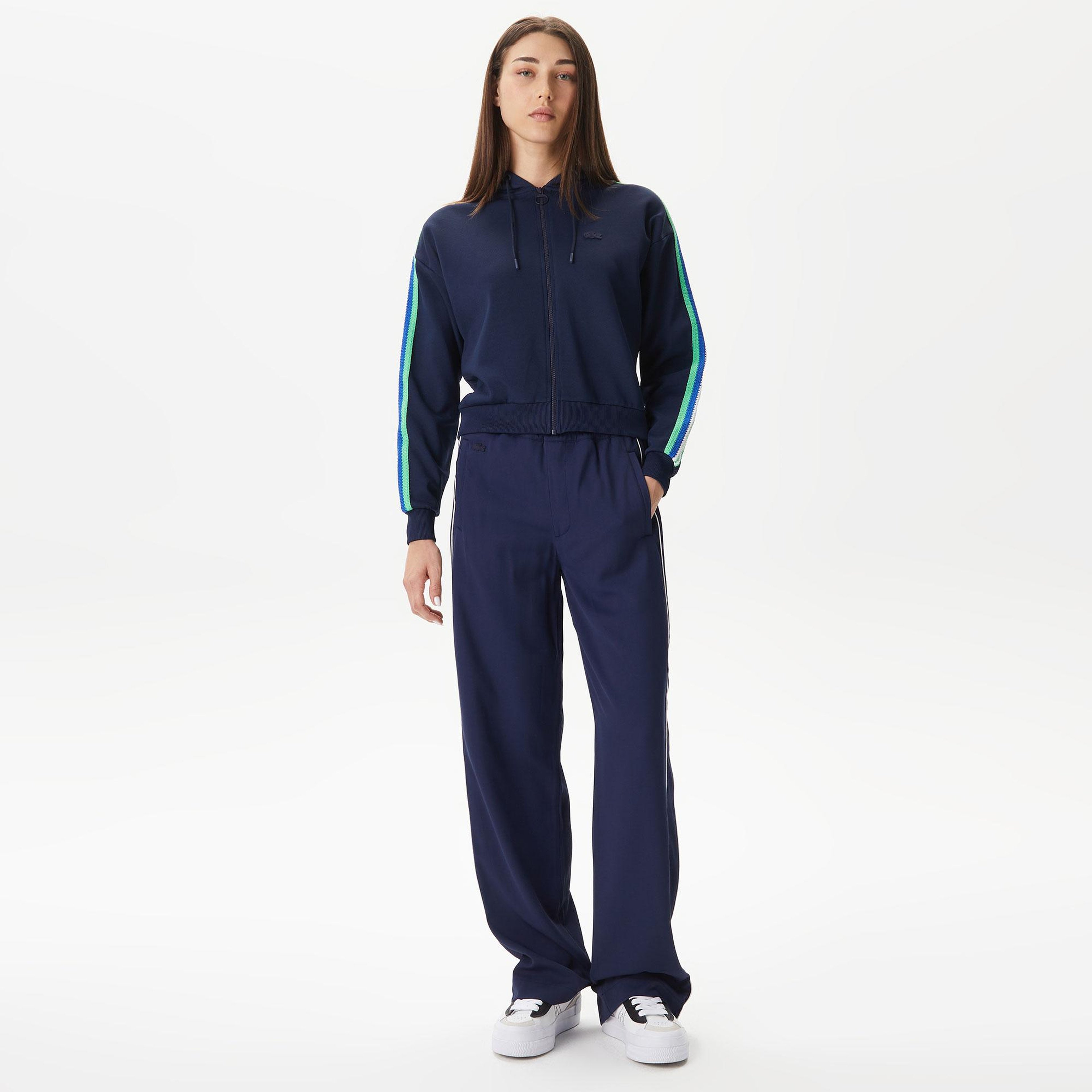 Kadın Wide Fit Lacivert Pantolon
