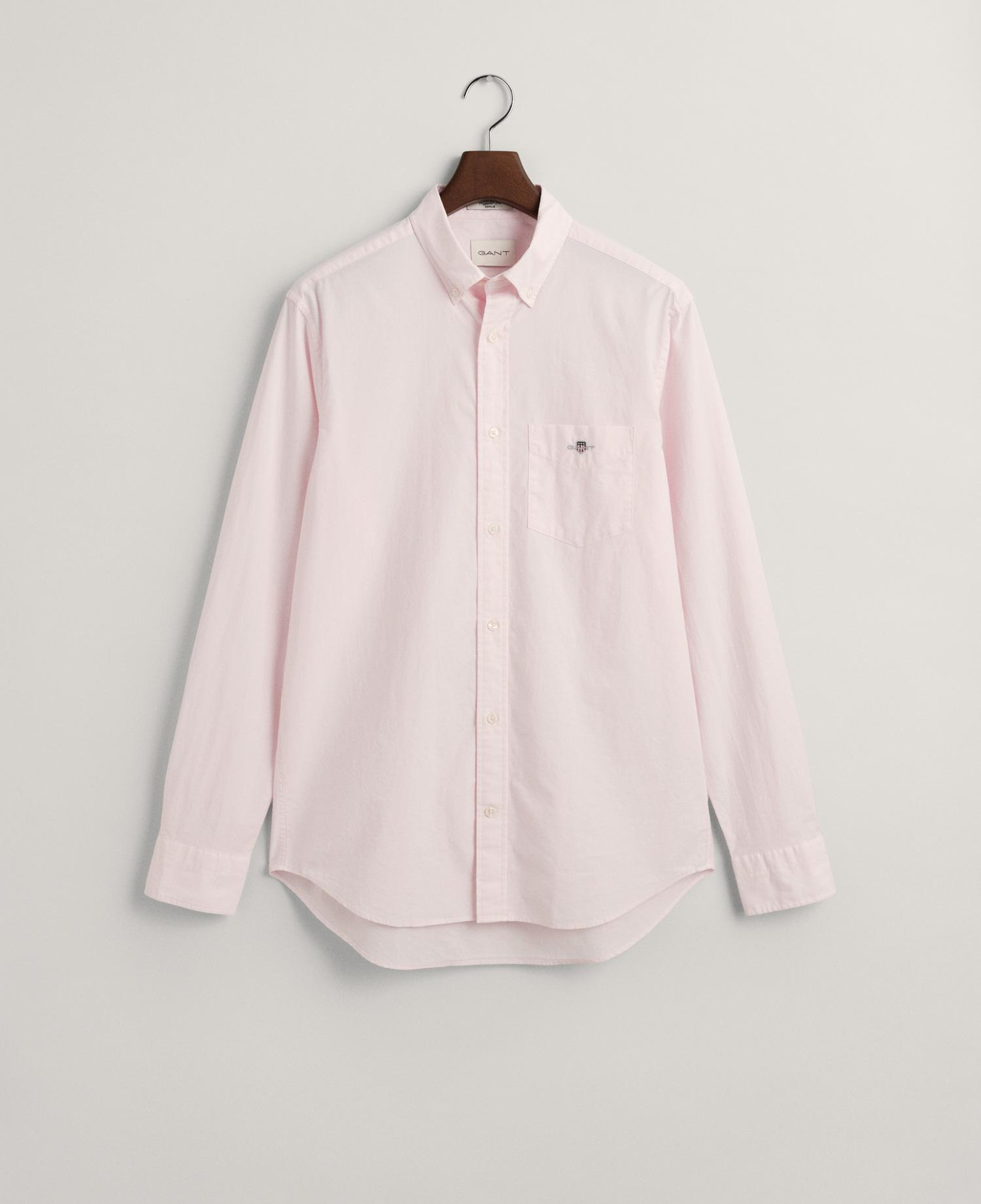 GANT Erkek Pembe Regular Fit Düğmeli Yaka Poplin Gömlek
