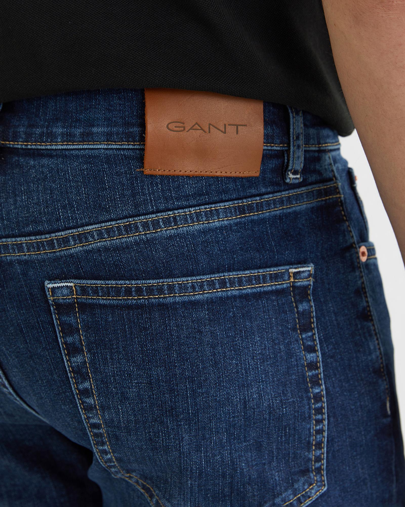 GANT Erkek Mavi Extra Slim Fit Jean