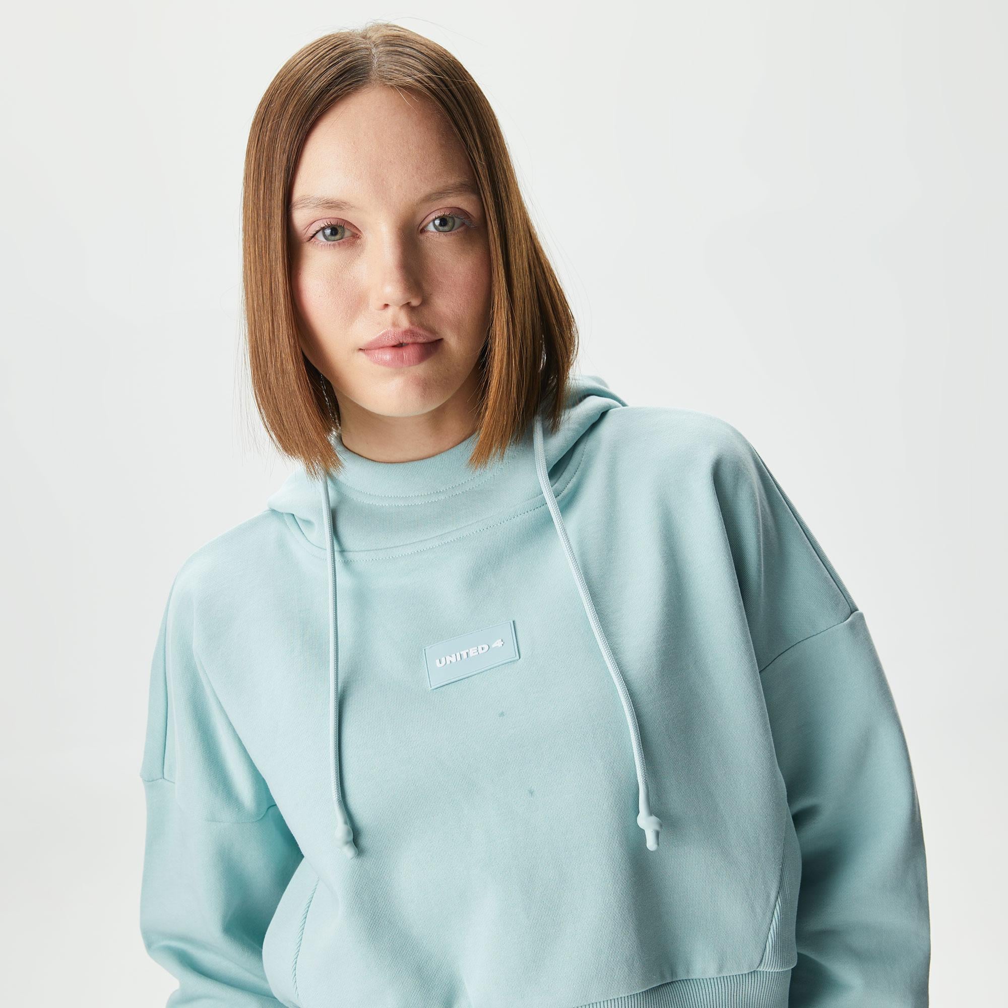 UNITED4 Kadın Yeşil Sweatshirt