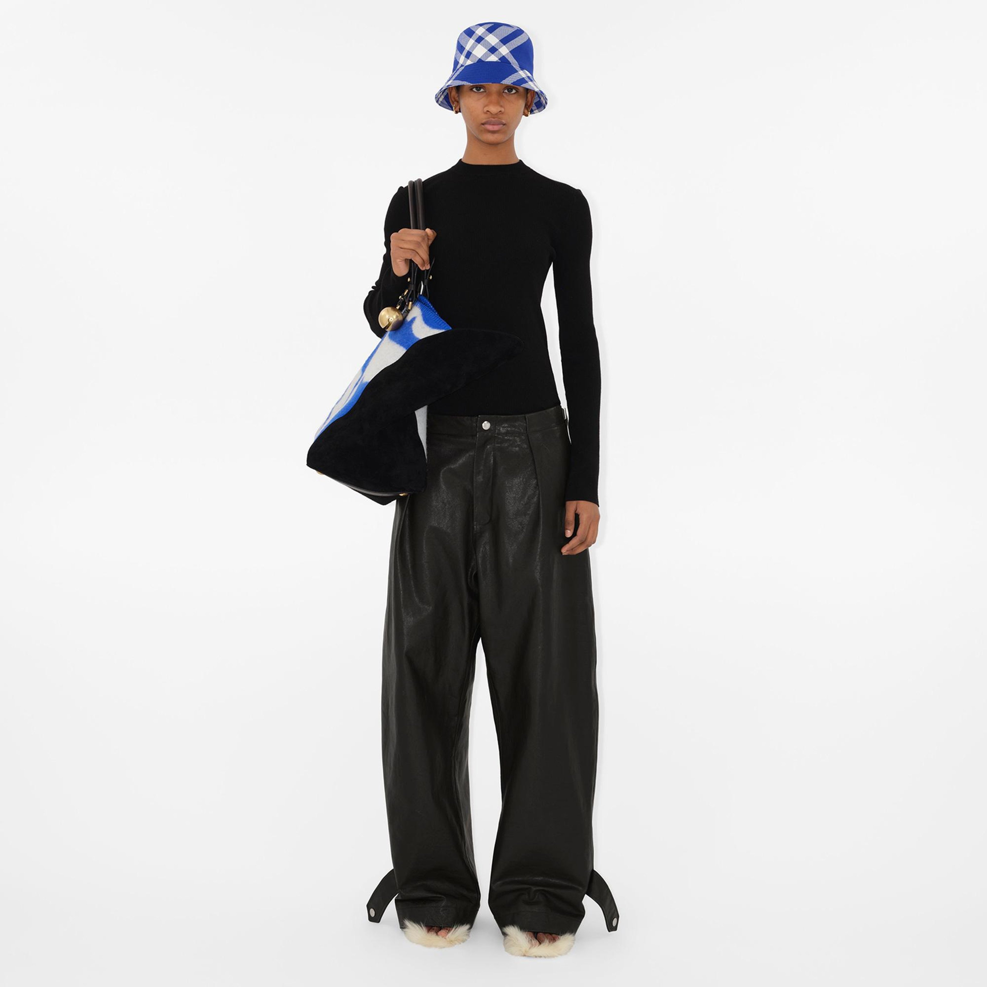 Burberry Unisex Mavi Şapka
