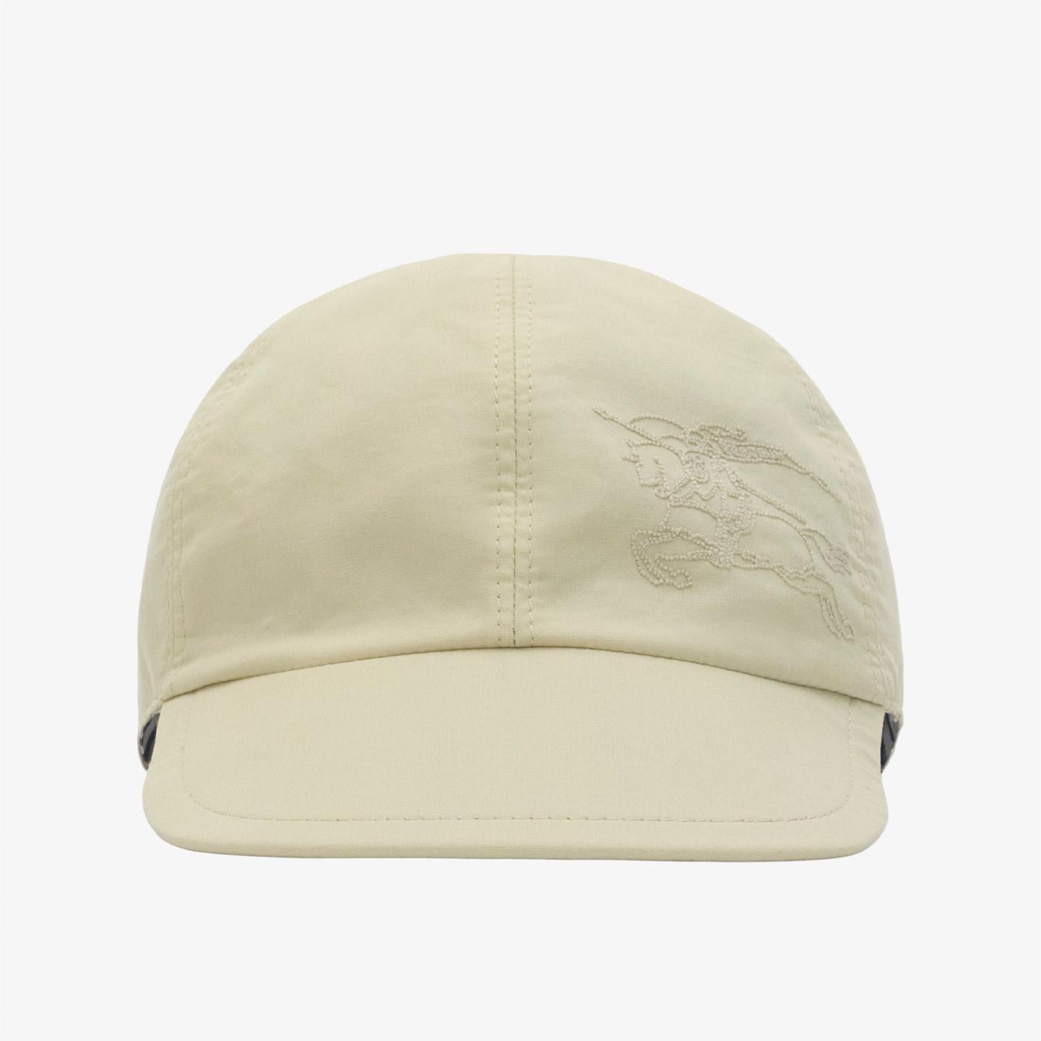 Burberry Reversible Pamuklu Baseball Çocuk Krem Rengi Şapka