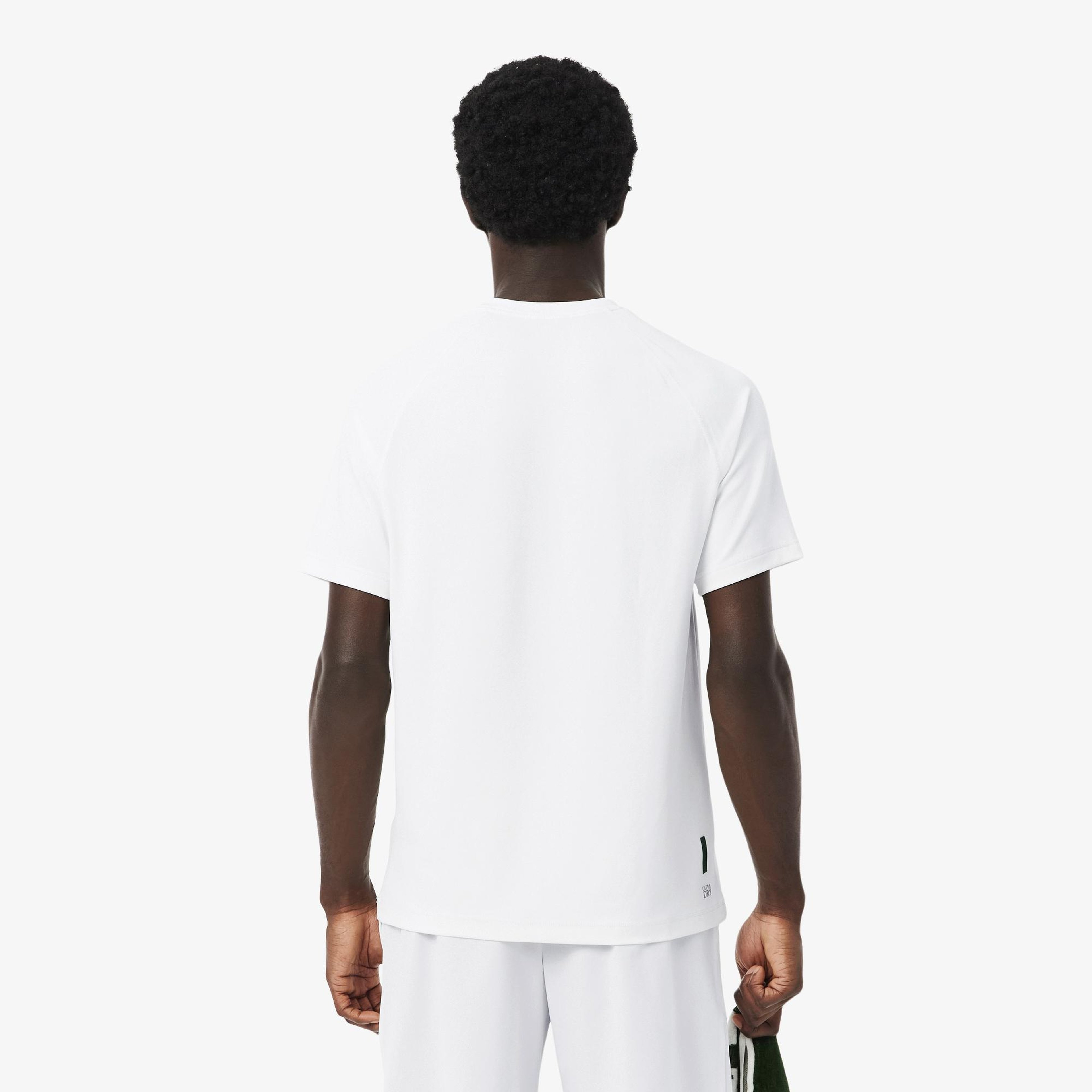 Erkek Regular Fit Bisiklet Yaka Beyaz T-Shirt