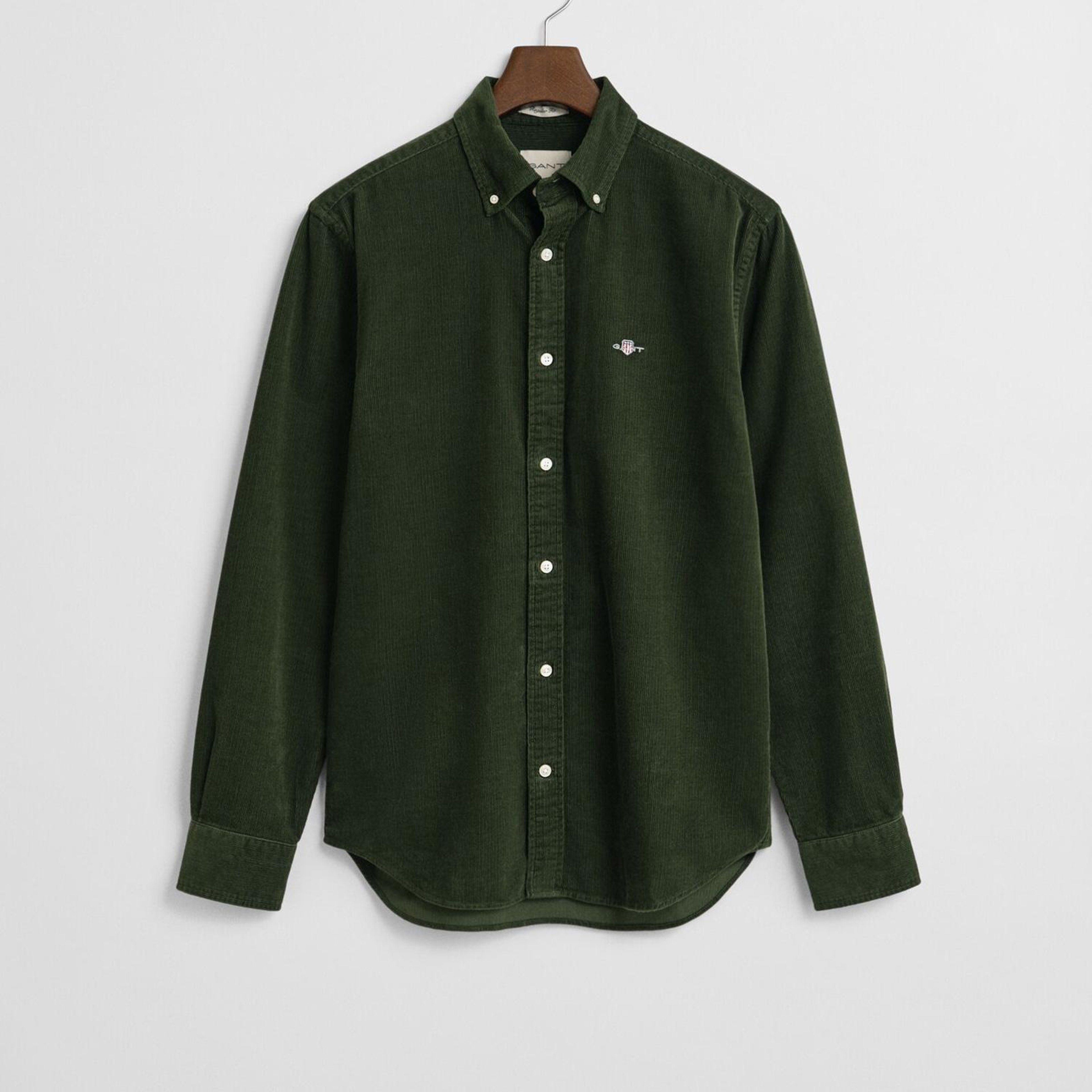 GANT Erkek Haki Regular Fit Düğmeli Gömlek