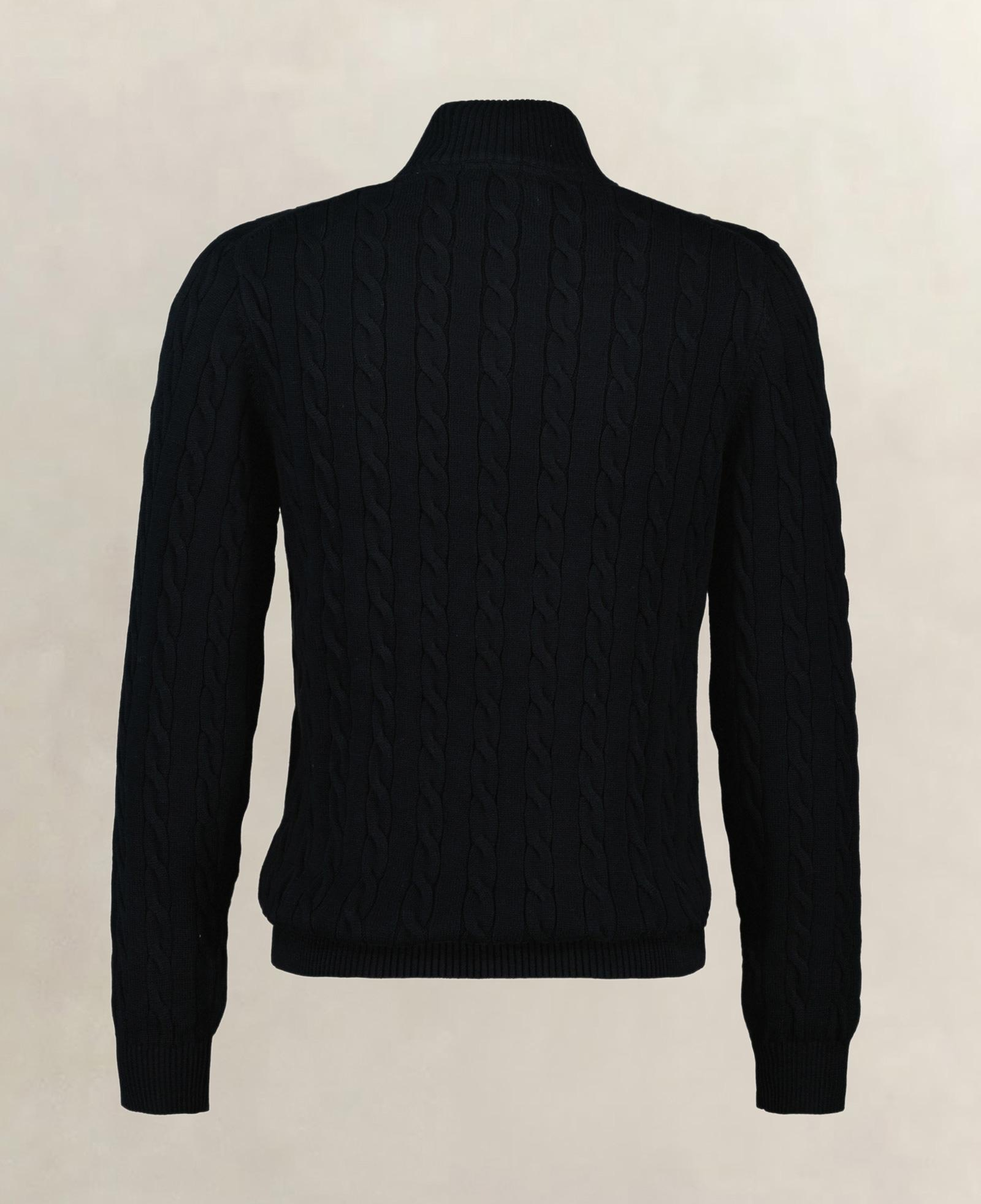 GANT Erkek Siyah Regular Fit Örgü Kazak
