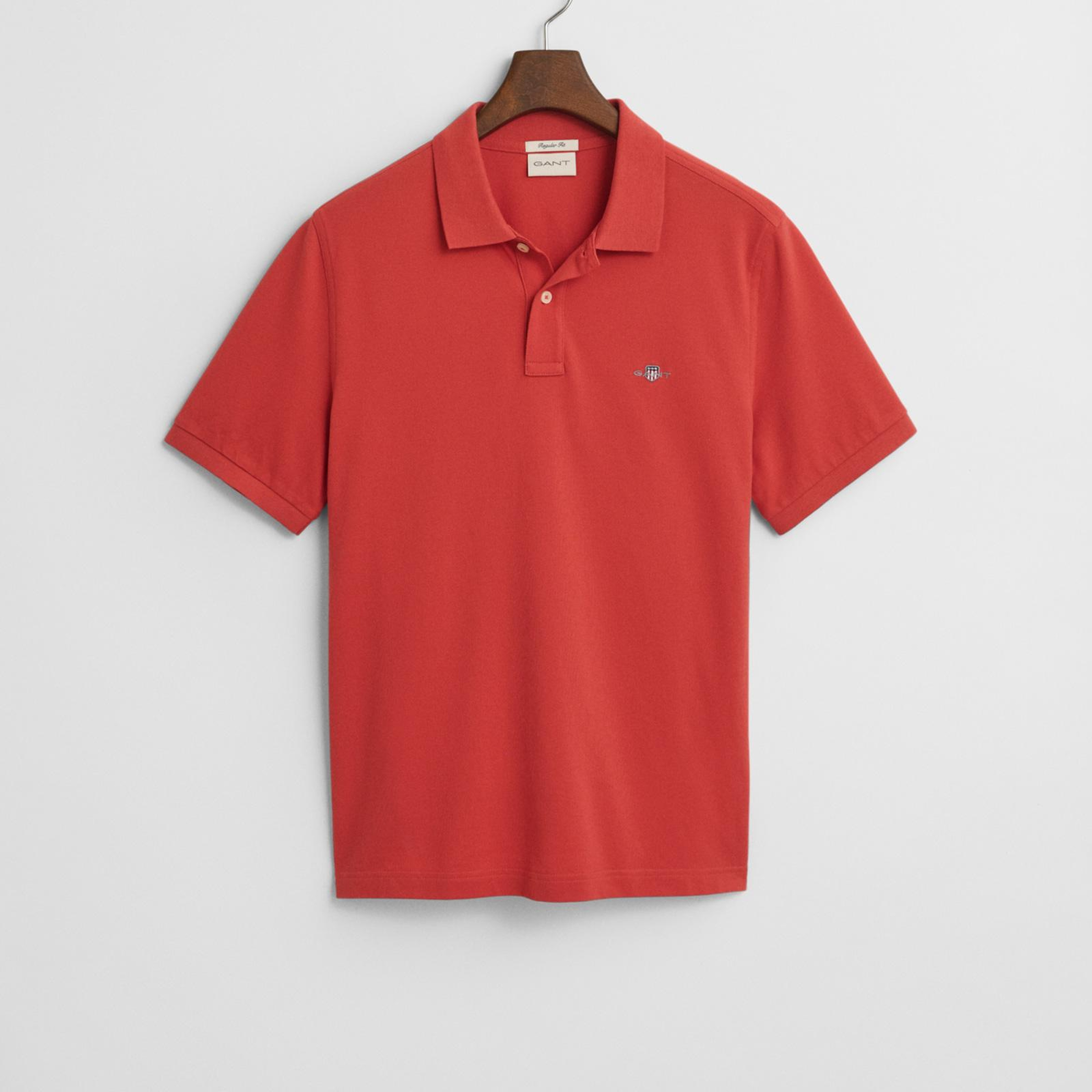 GANT Erkek Kırmızı Regular Fit Polo