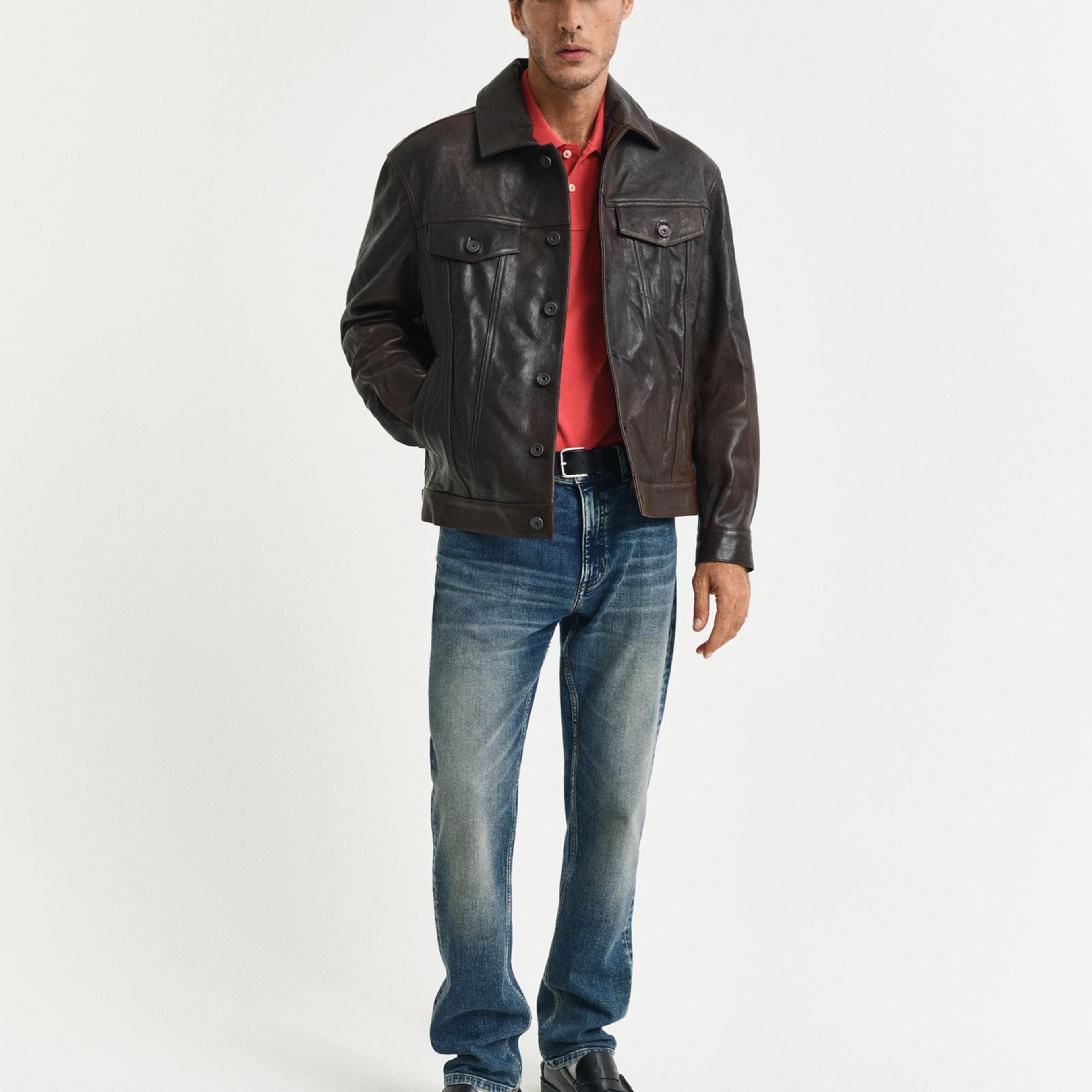 GANT Erkek Kırmızı Regular Fit Polo