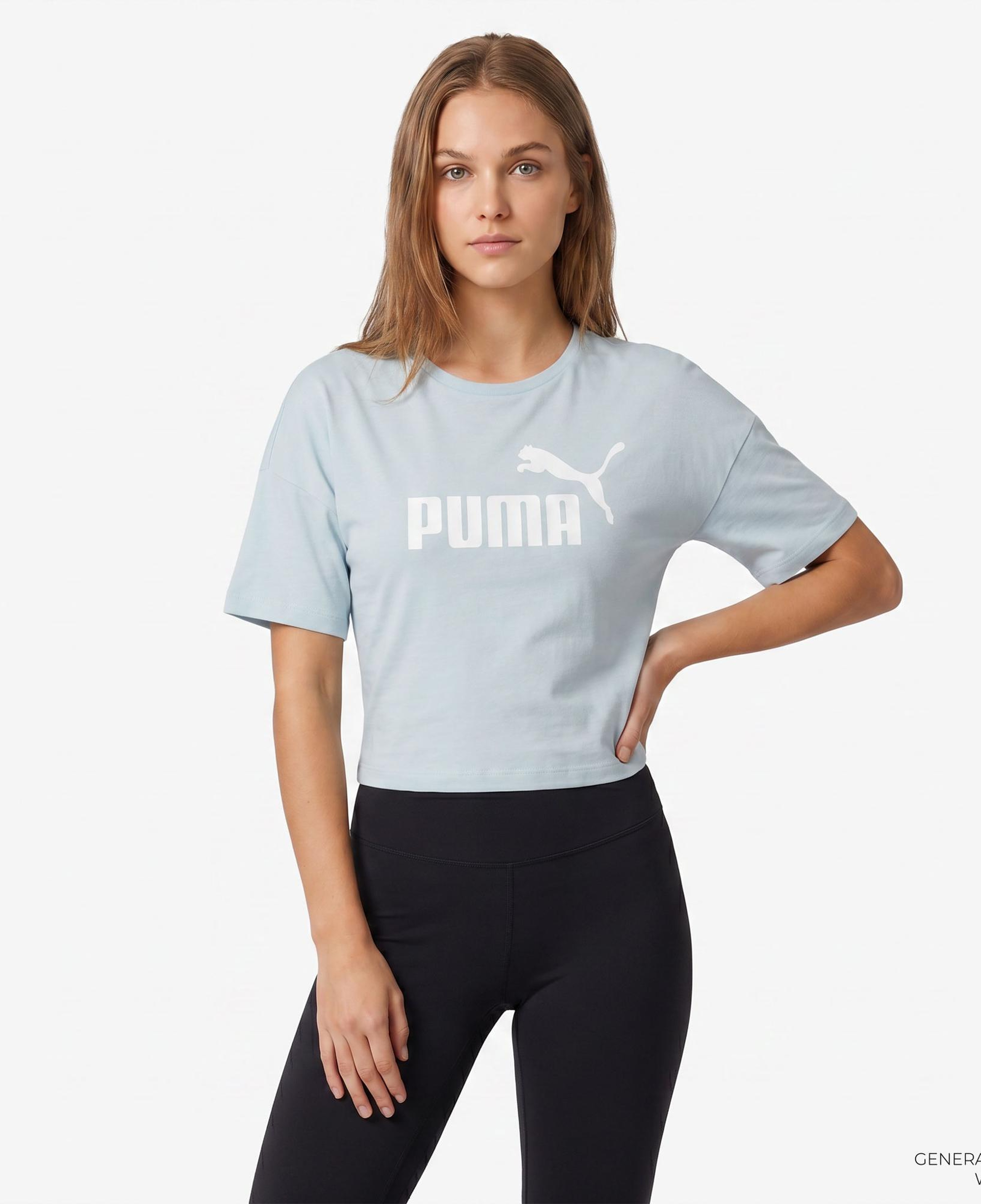 Puma Essential Kadın Mavi T-Shirt